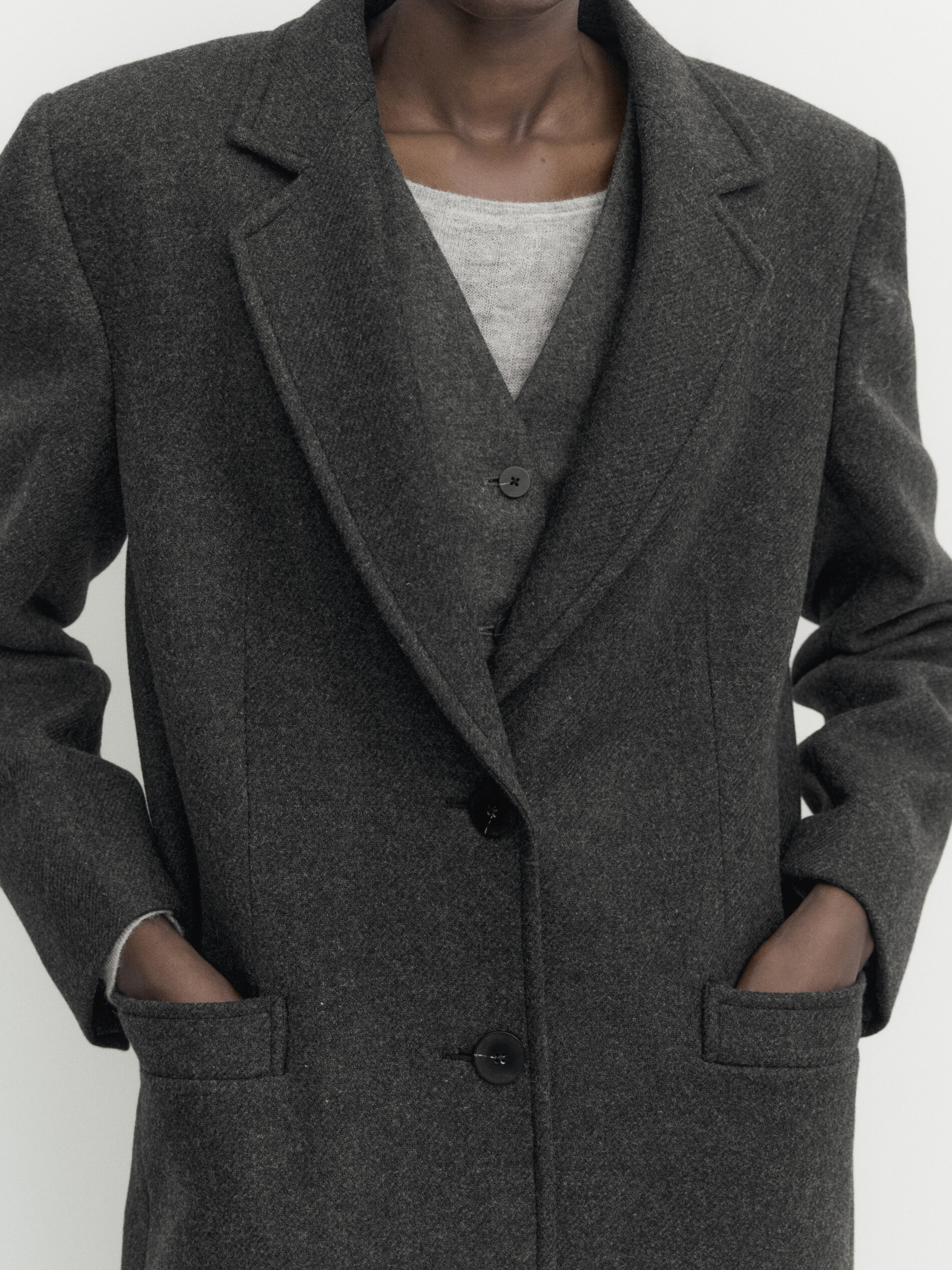 Massimo dutti top manteau homme