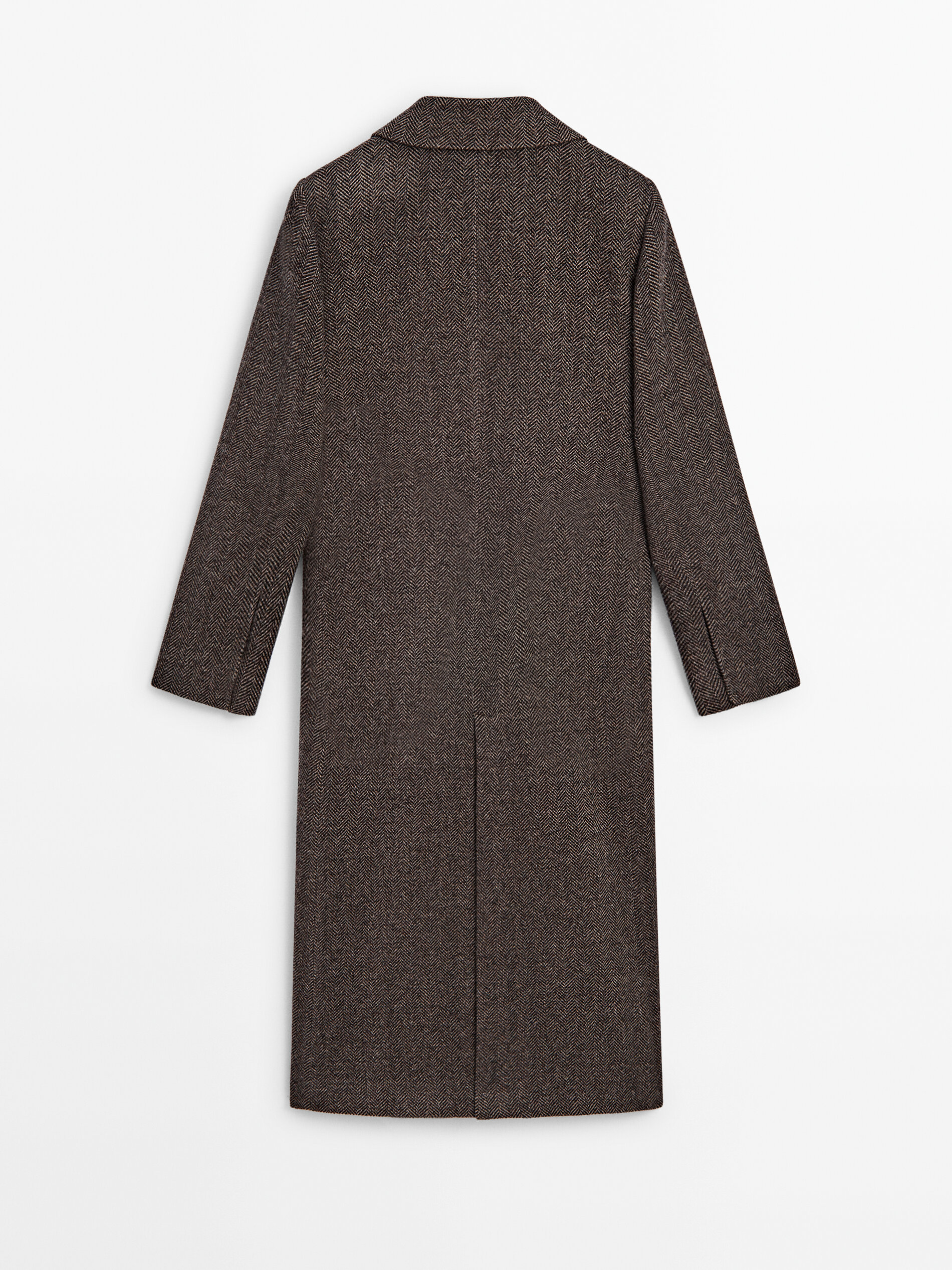 Massimo dutti grey online coat