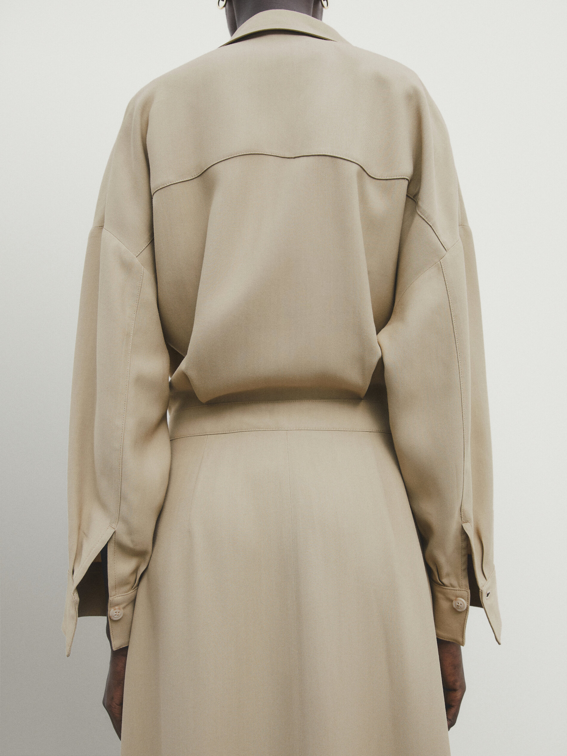 Massimo dutti shirt dress hot sale