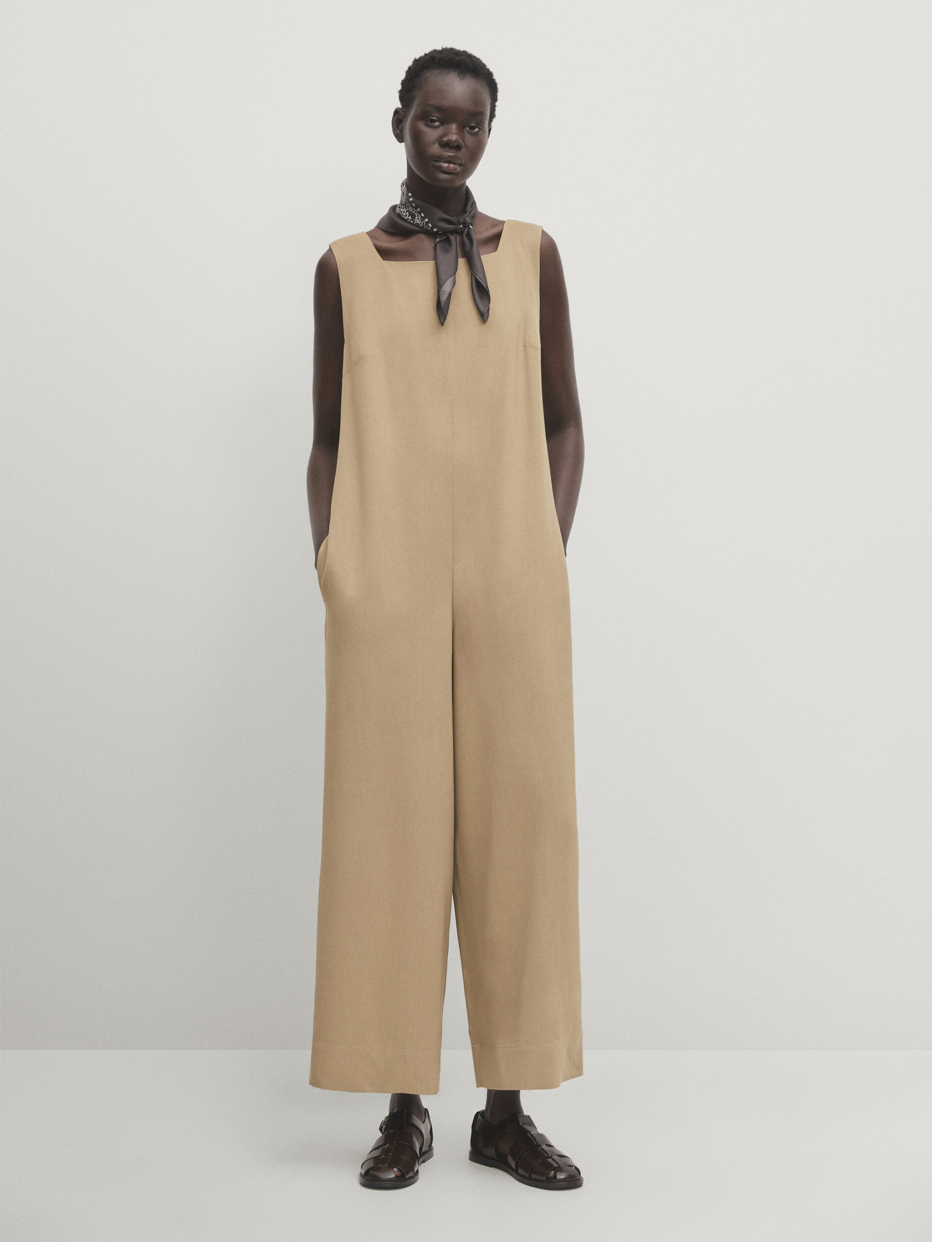 Massimo dutti macacão sale