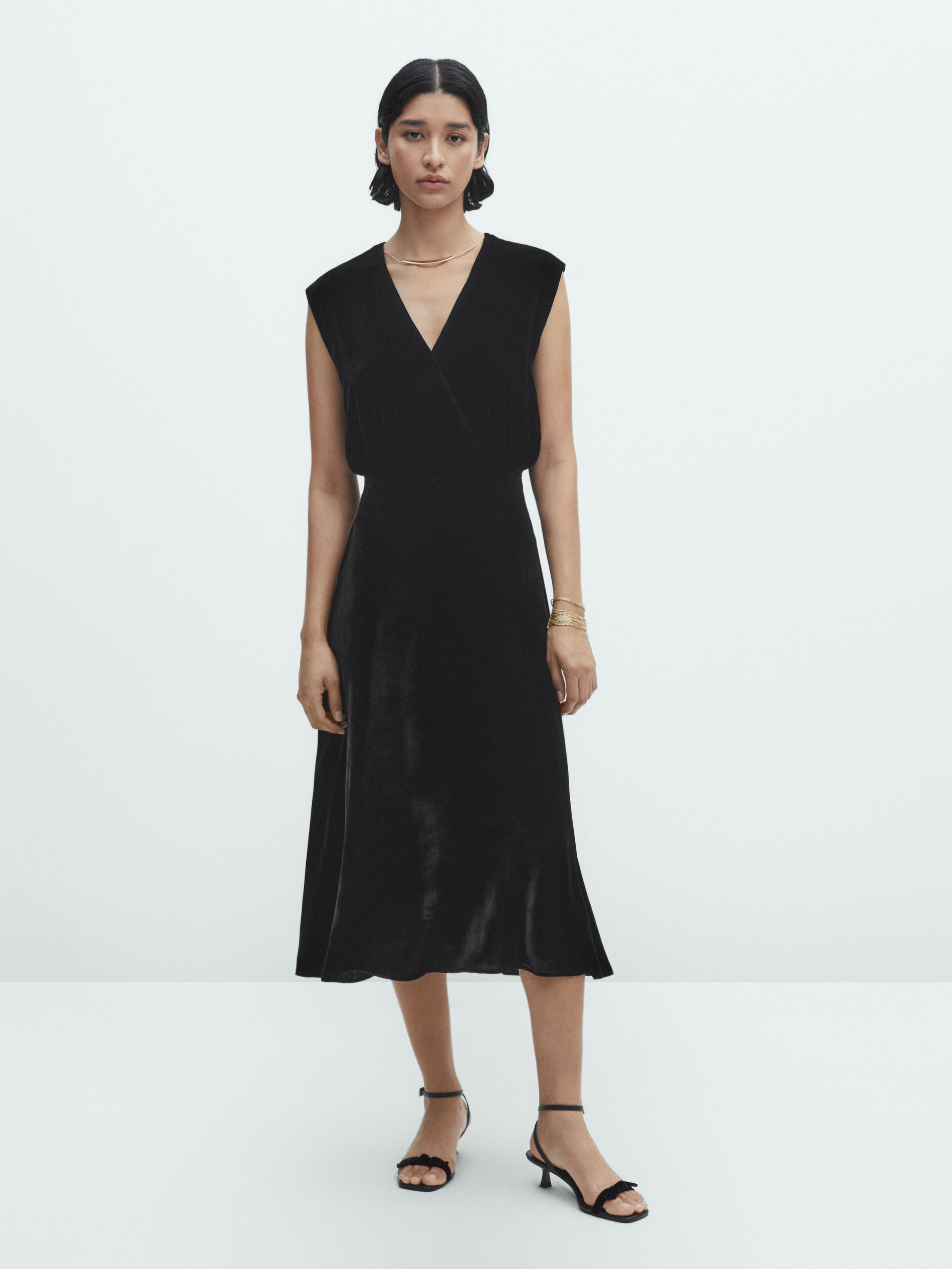 Black dress discount massimo dutti