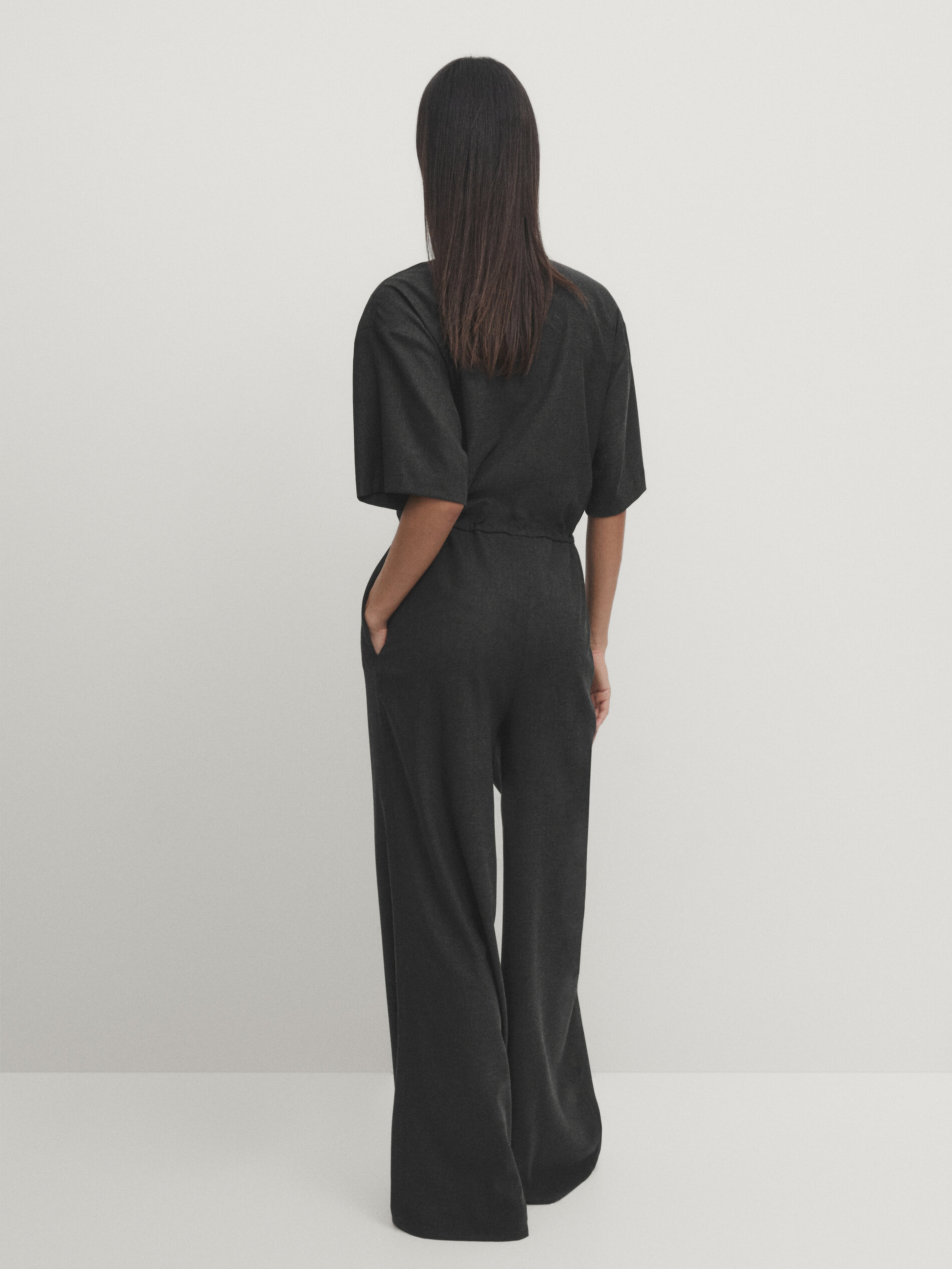 Grey worker jumpsuit