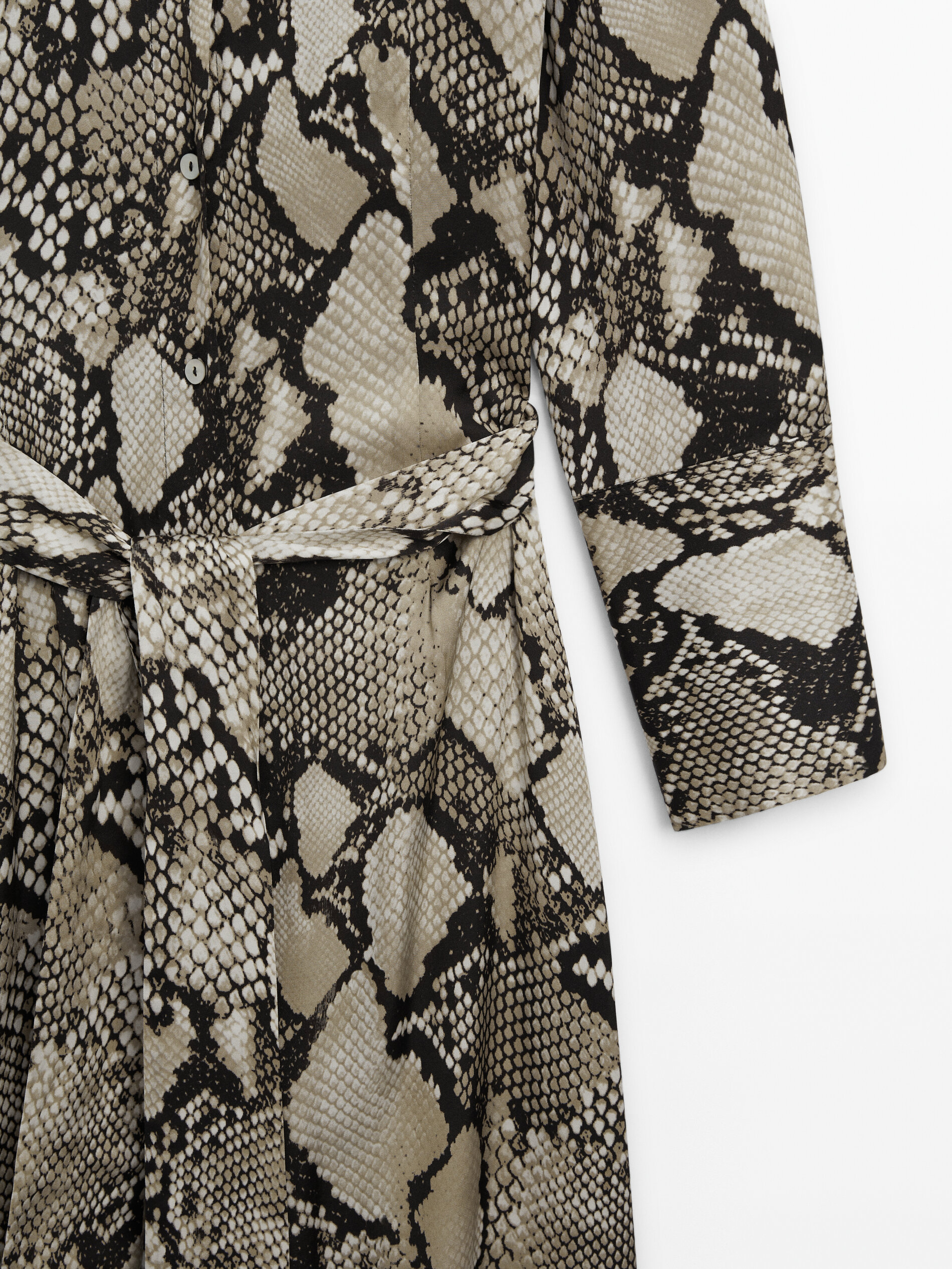 Massimo dutti clearance snakeskin dress