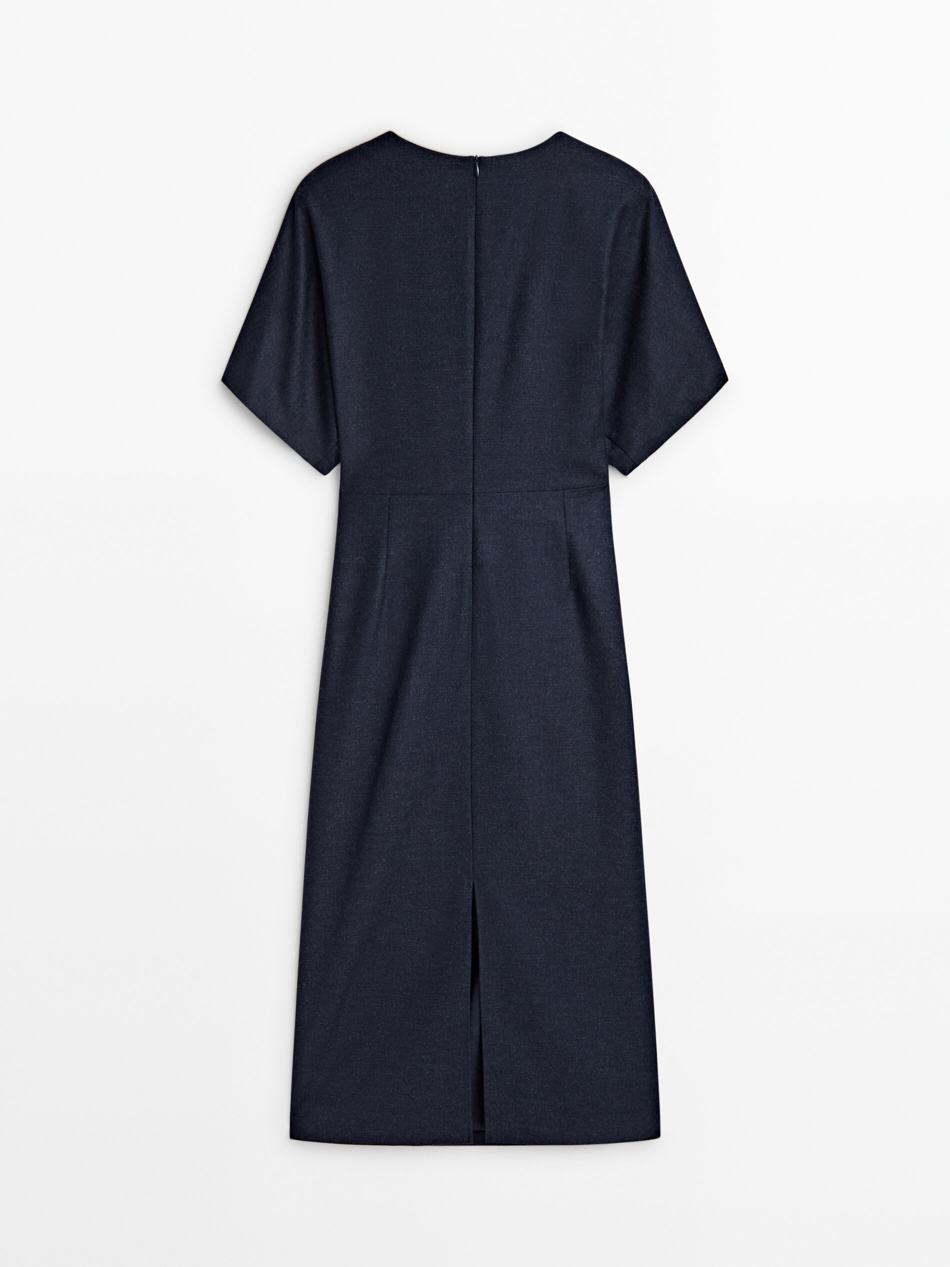 Massimo dutti blue dress clearance