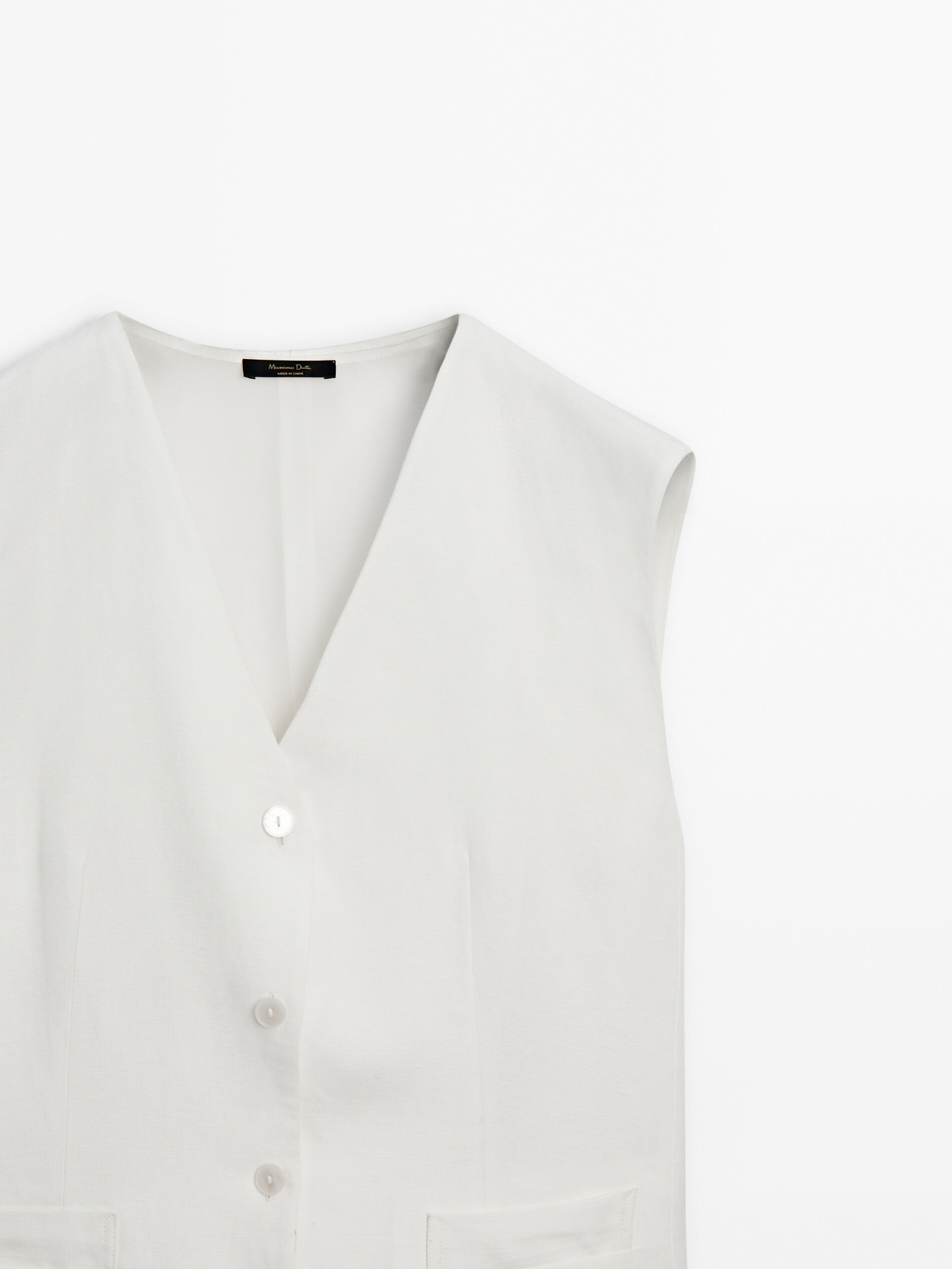 White sales waistcoat dress