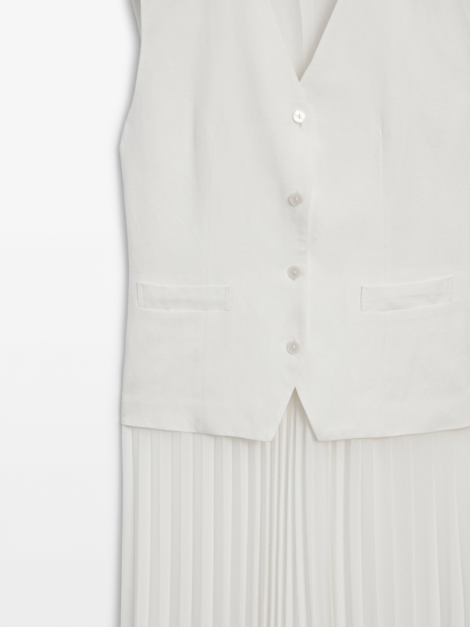 White best sale waistcoat dress