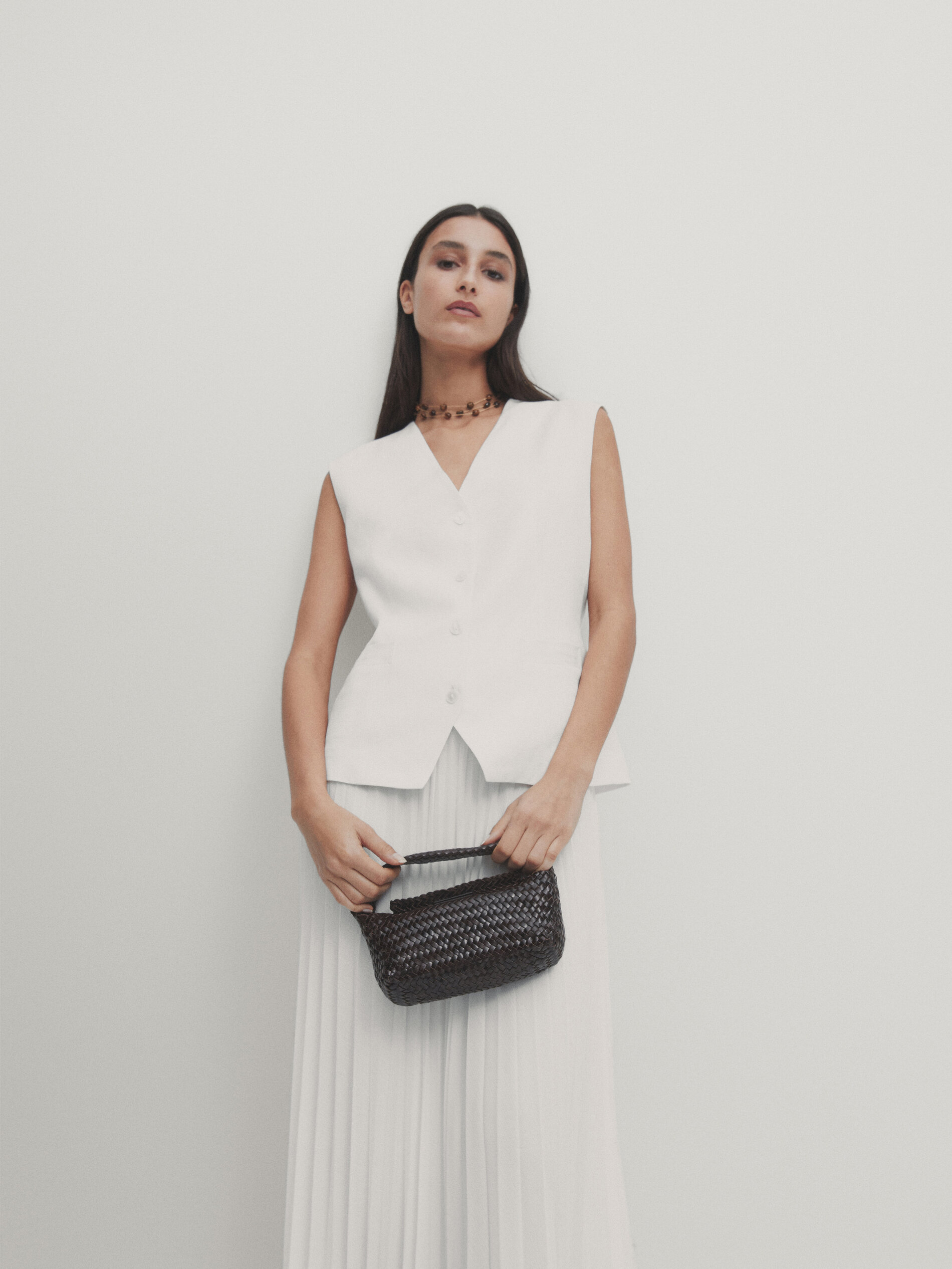 White waistcoat hotsell dress