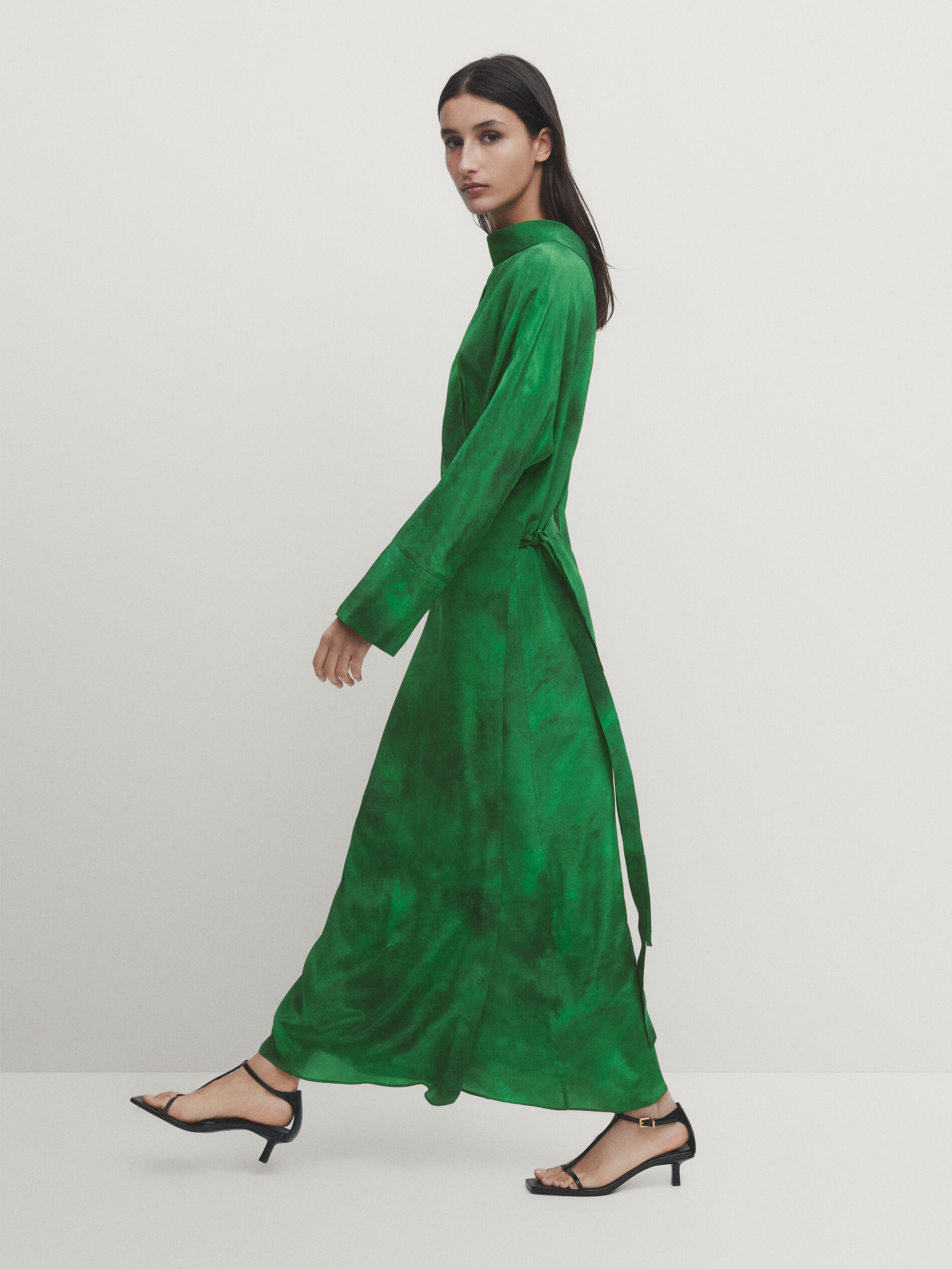 Massimo dutti new arrivals silk dress