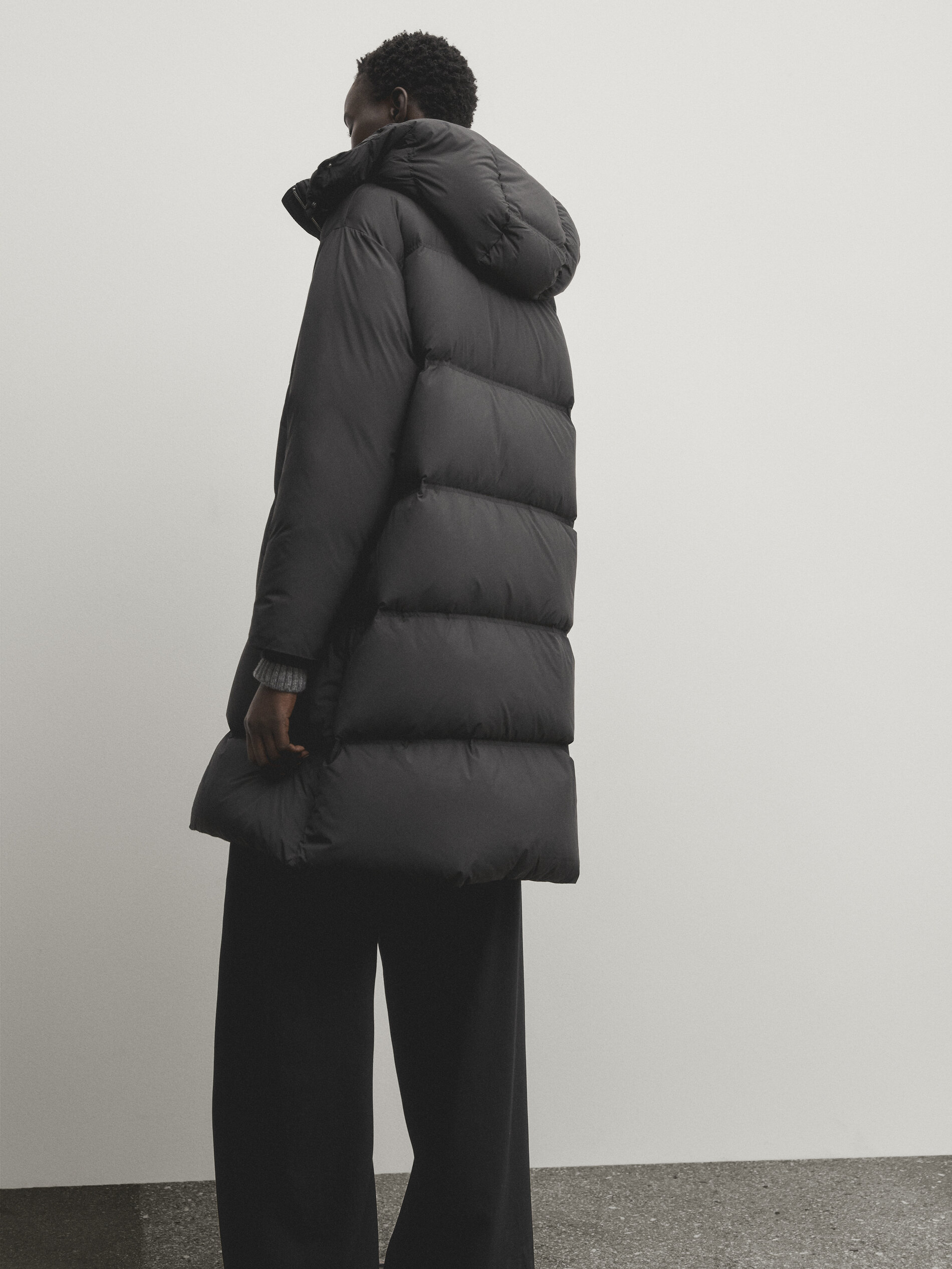 Massimo dutti padded jacket online