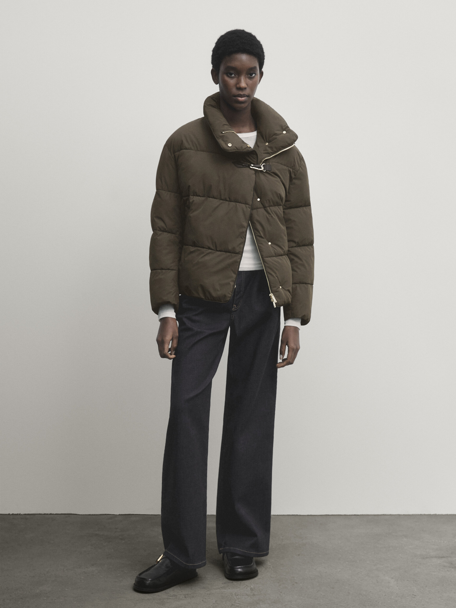 Puffer jacket massimo dutti store
