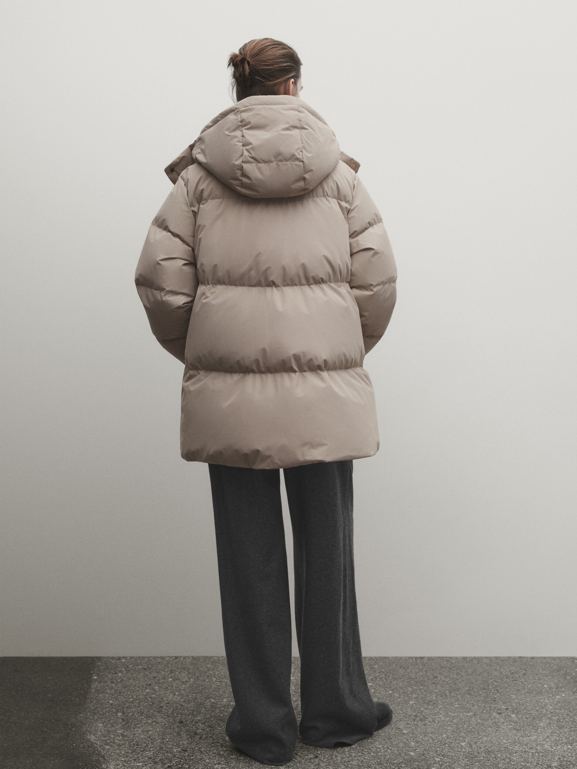 Massimo dutti down coat hotsell