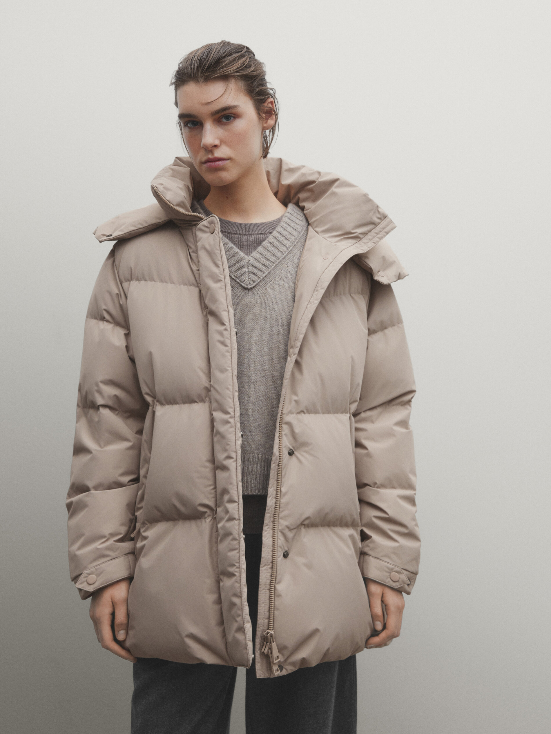 Massimo dutti 2025 technical parka