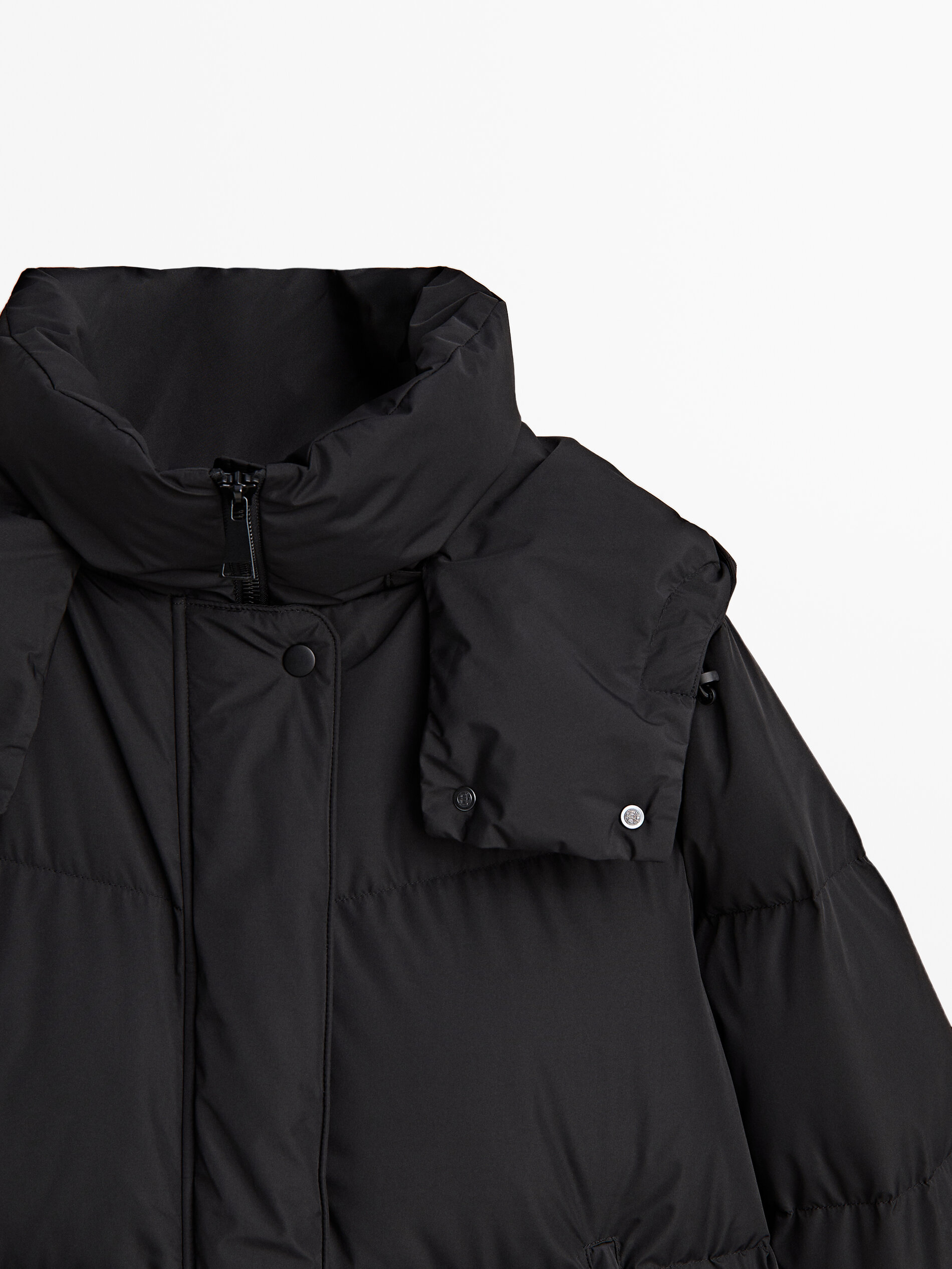 Massimo dutti technical parka sales
