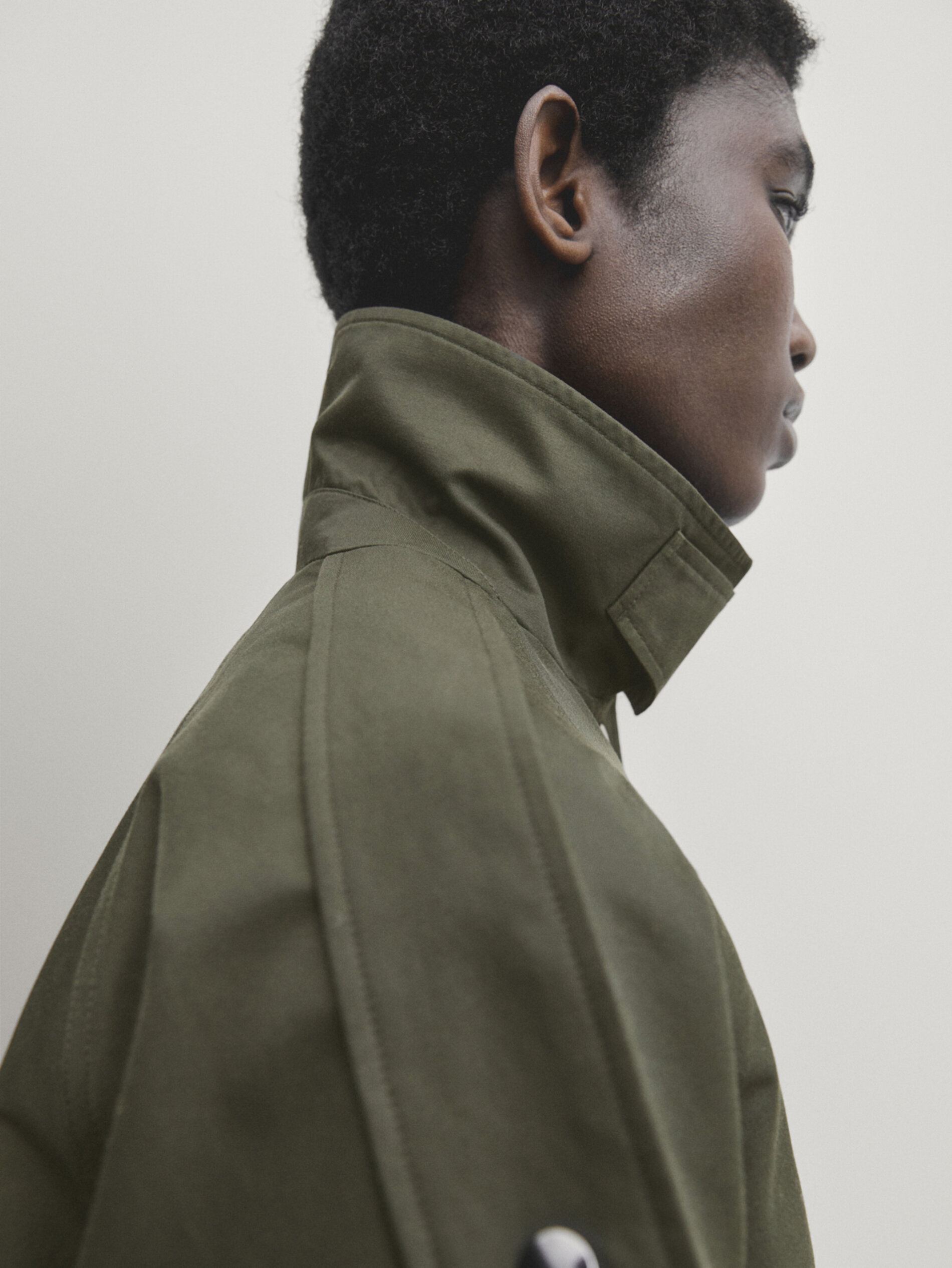 Parka crop top