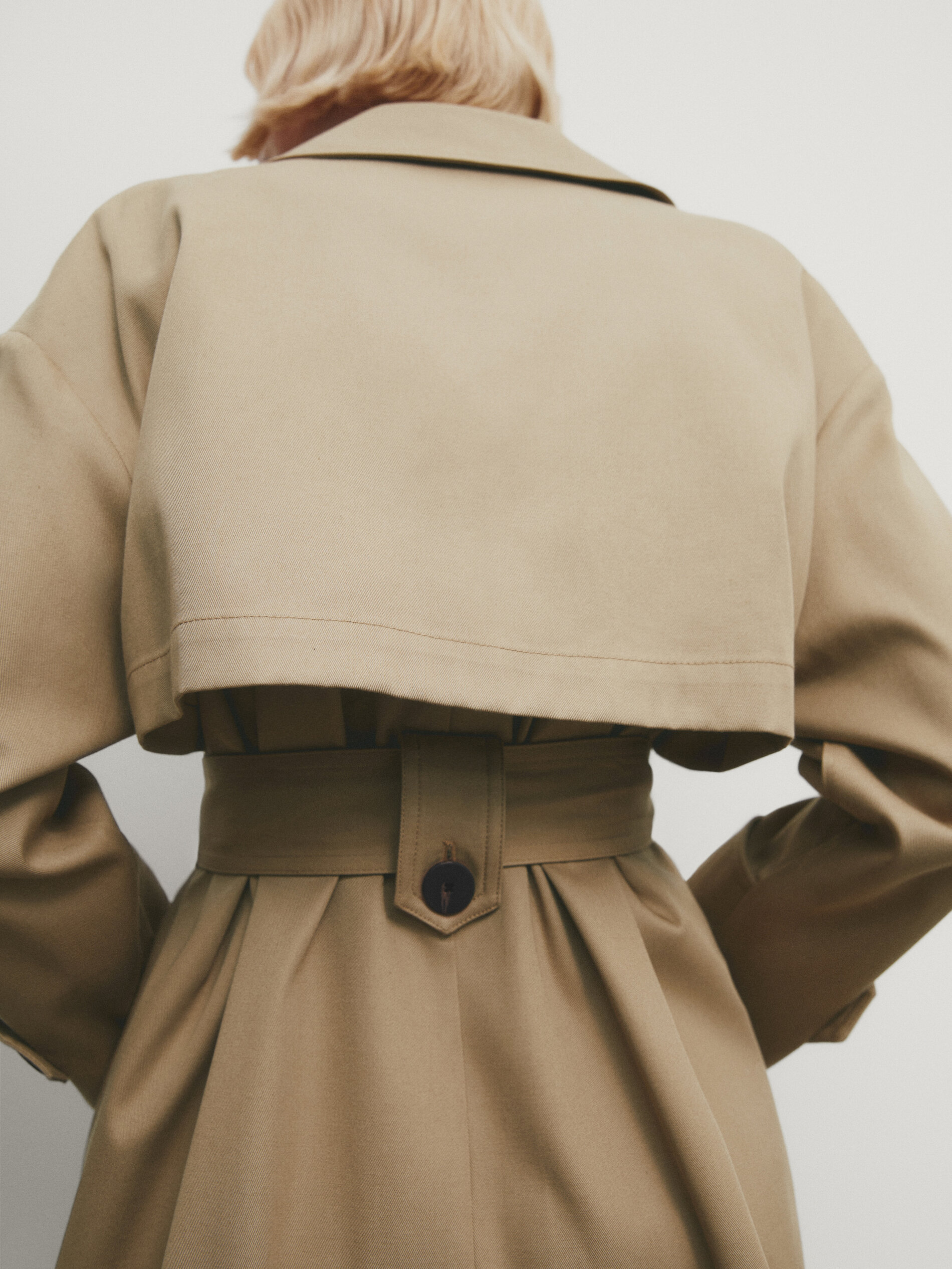 Massimo dutti raincoat discount