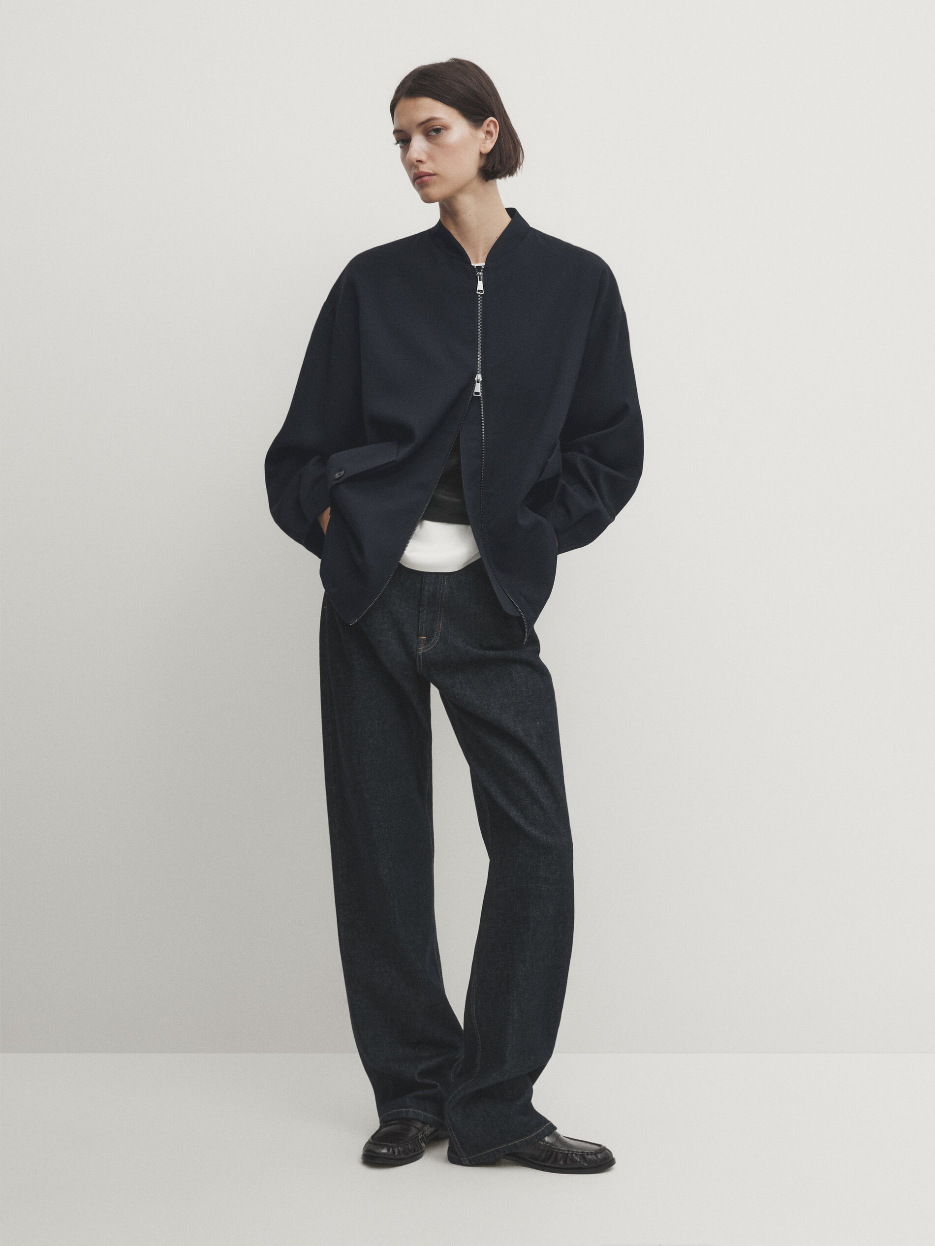 Massimo dutti new arrivals blue jacket