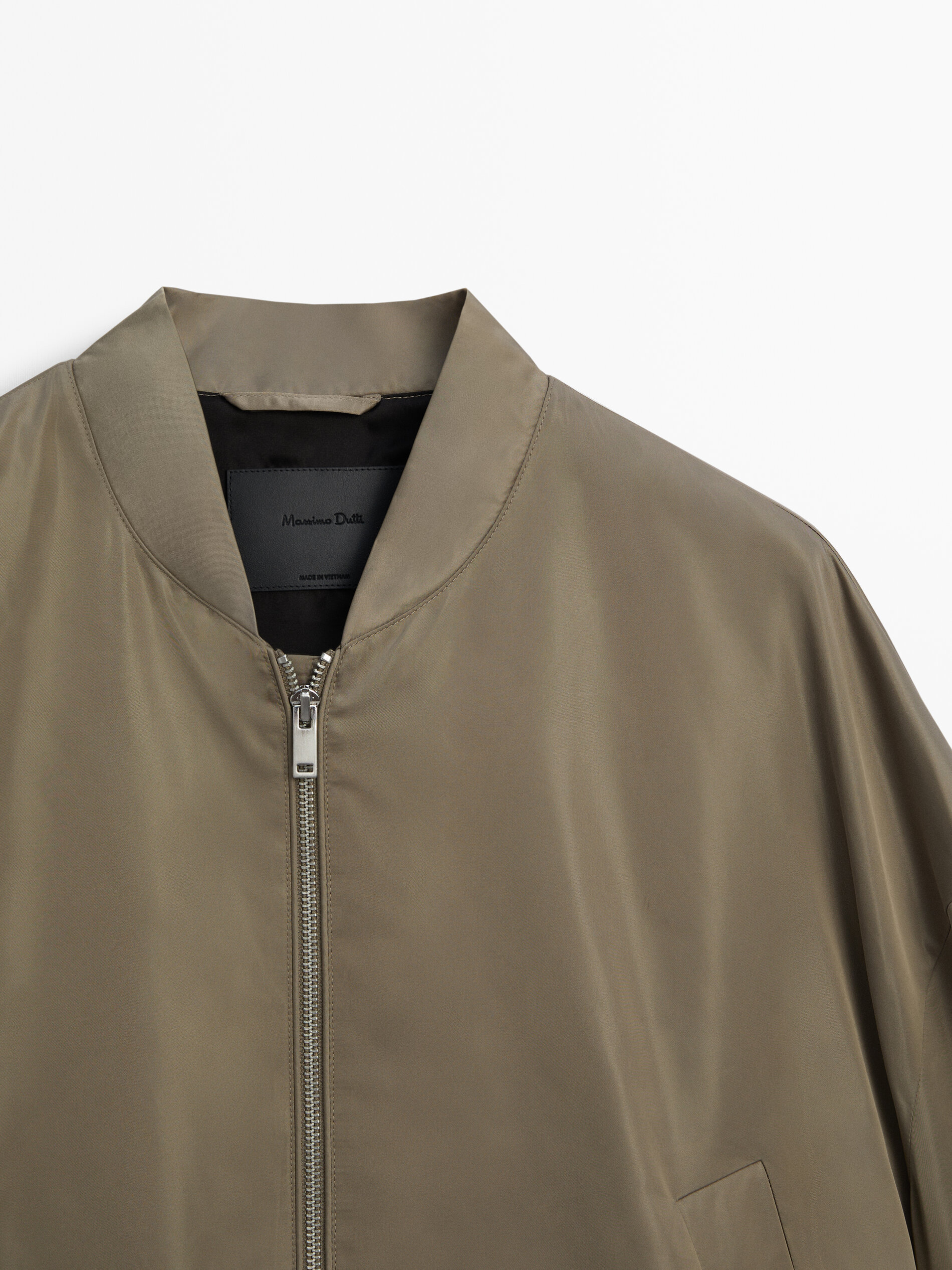 Satin bomber jacket