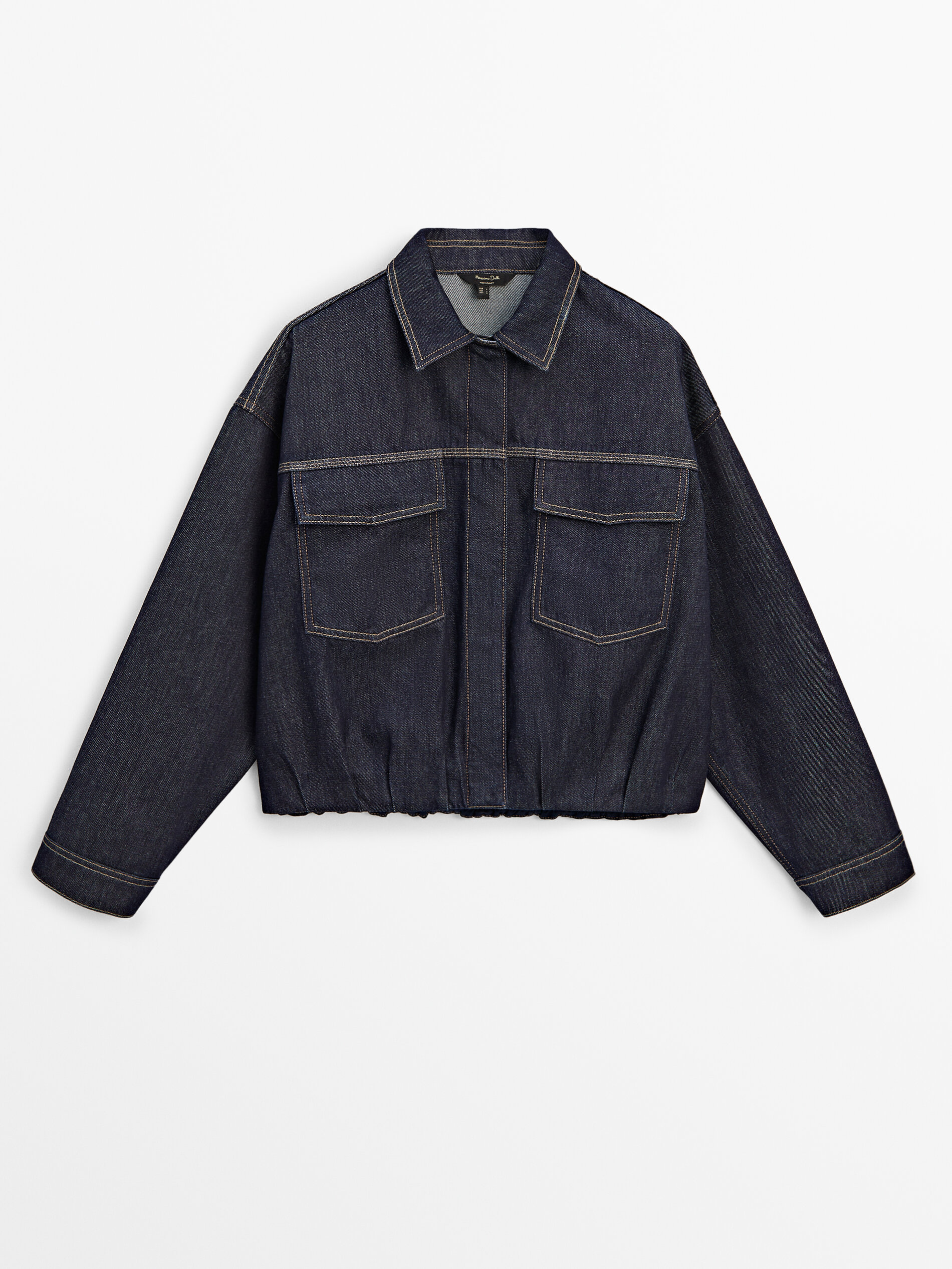 Buy Online Bold Denim Wash Knitted Sleeves Bomber Denim Jacket for Men –  Zobello