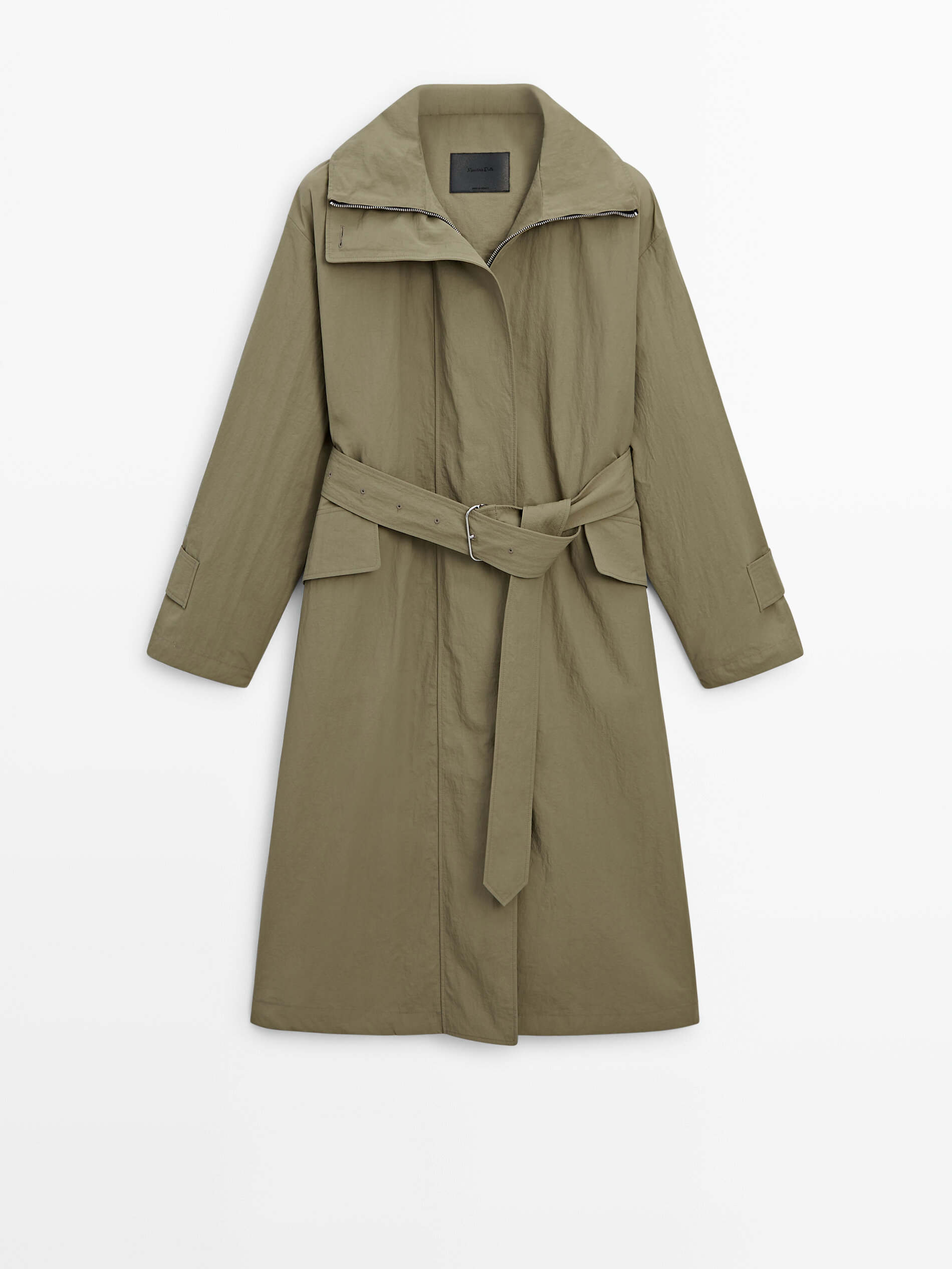 Pale sales green coat