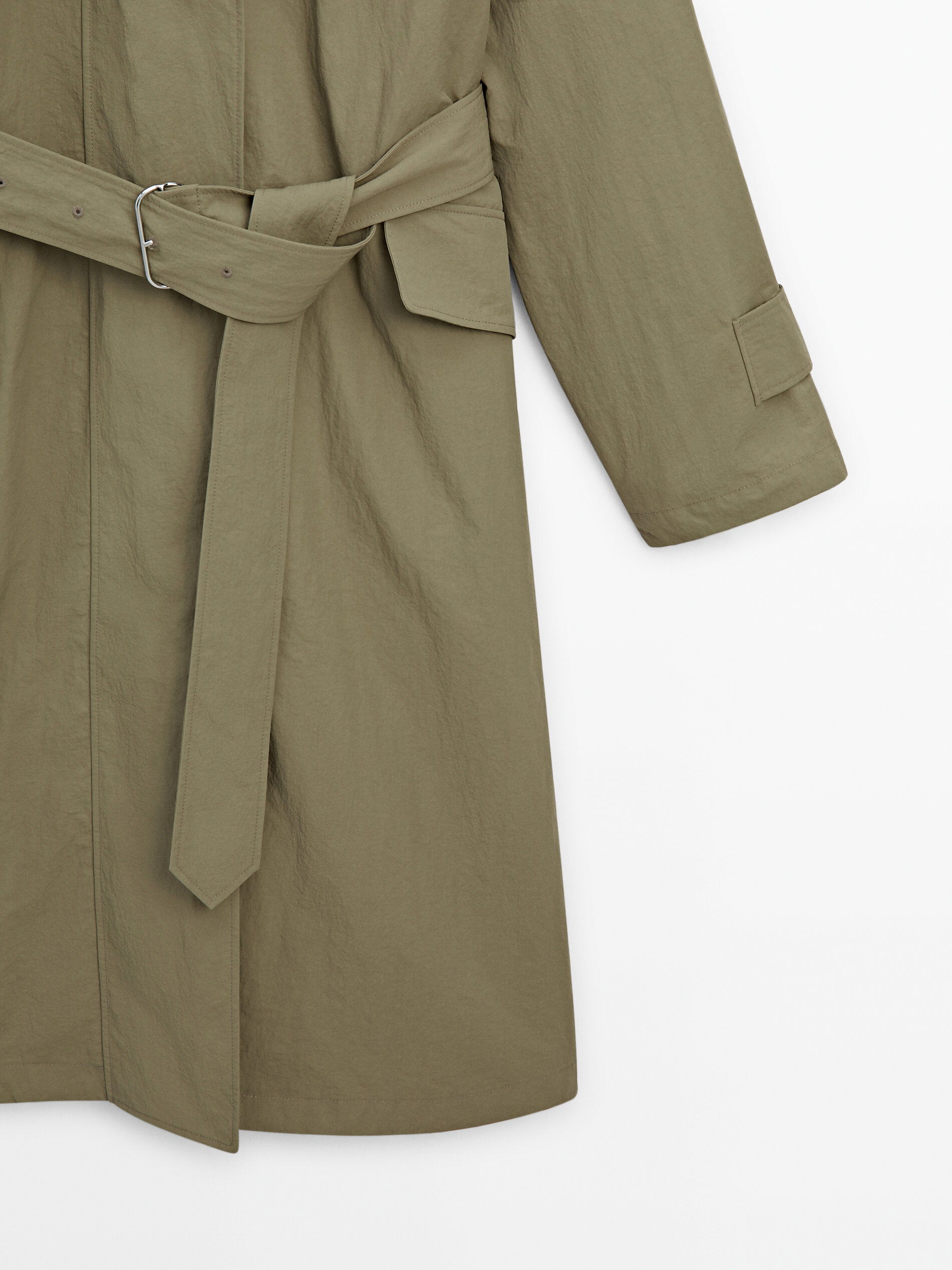 Pale green coat sale