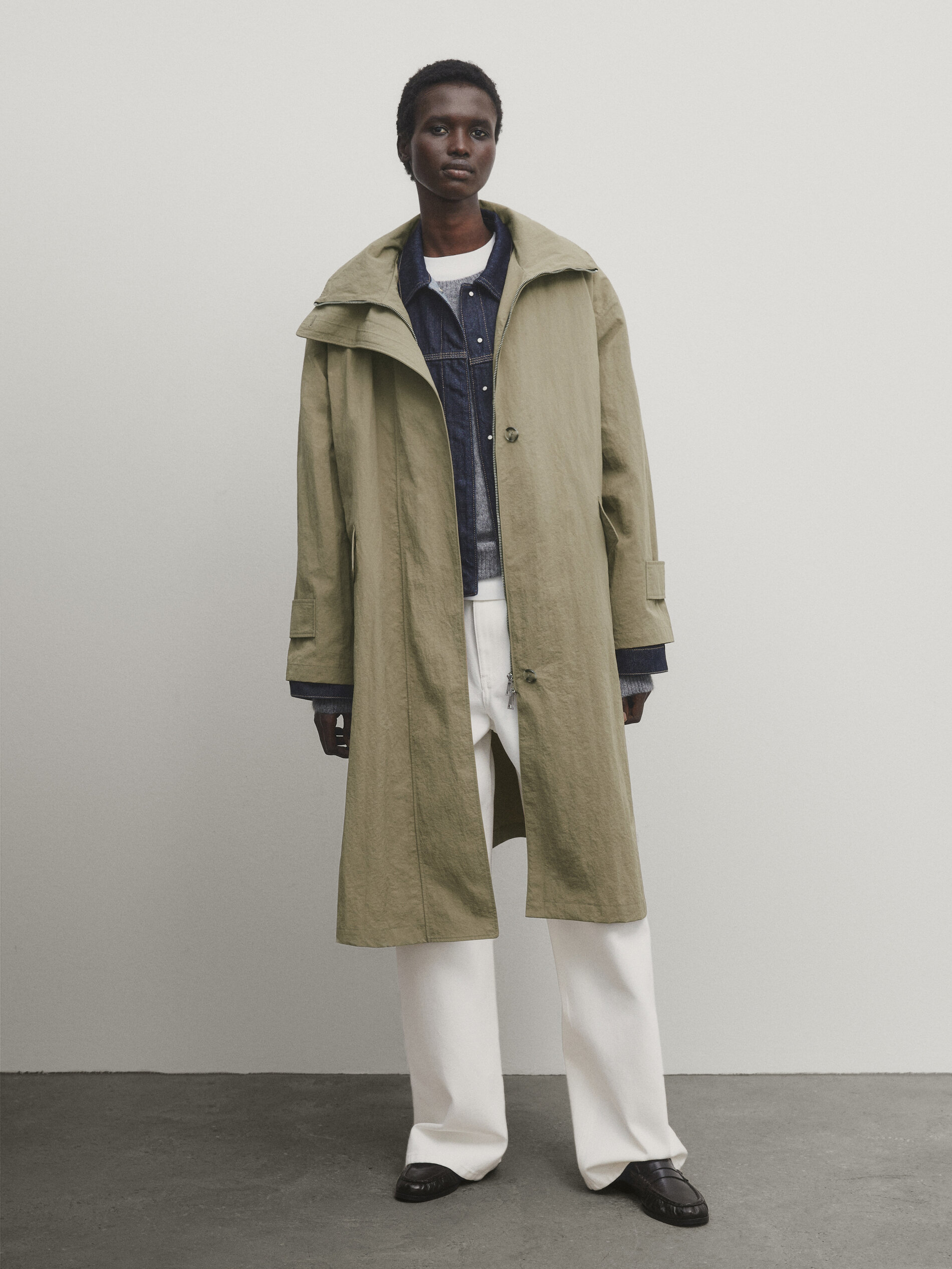 Parka sale trench coat