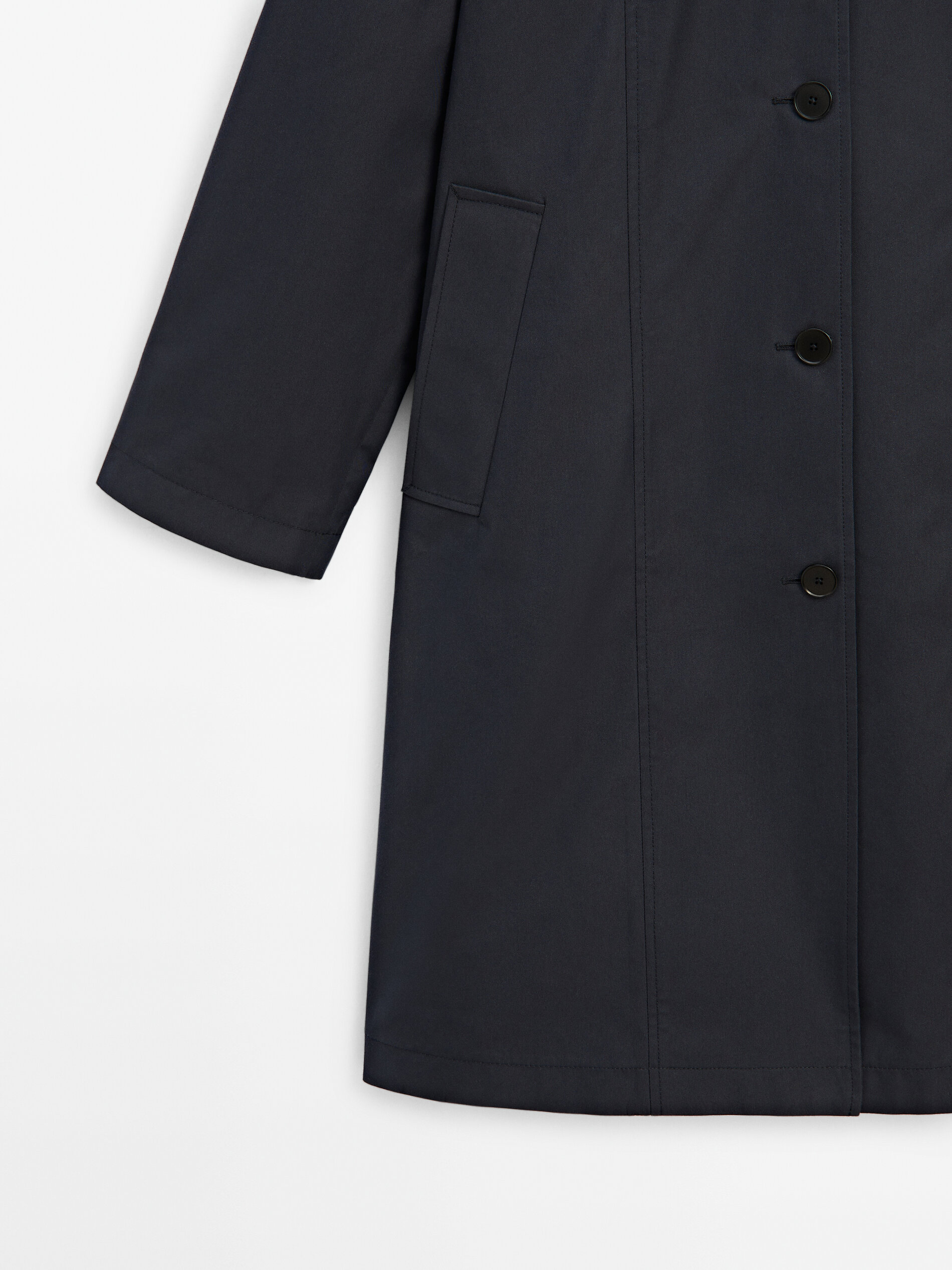Massimo dutti blue coat online