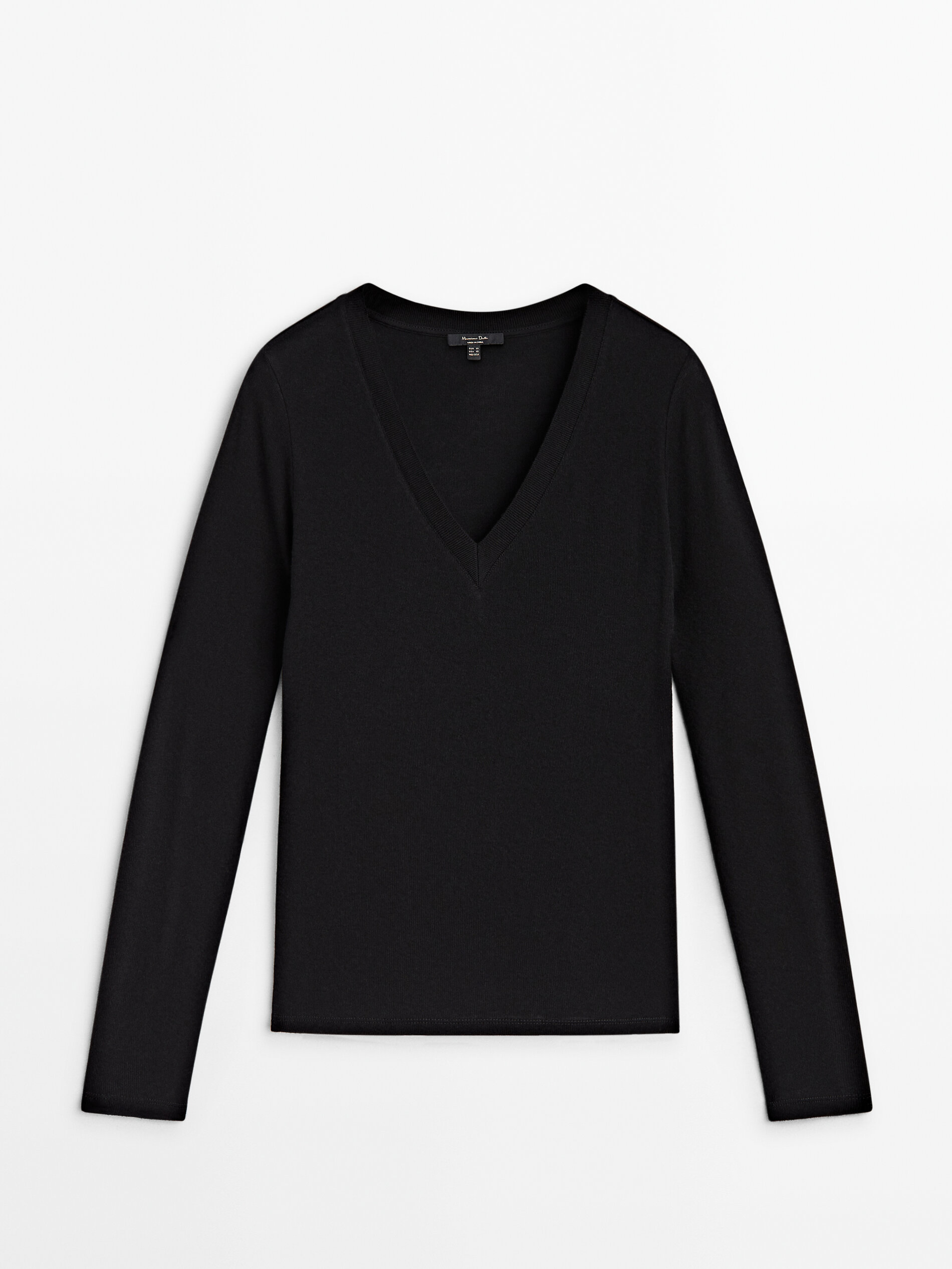 Massimo dutti basic t shirt online