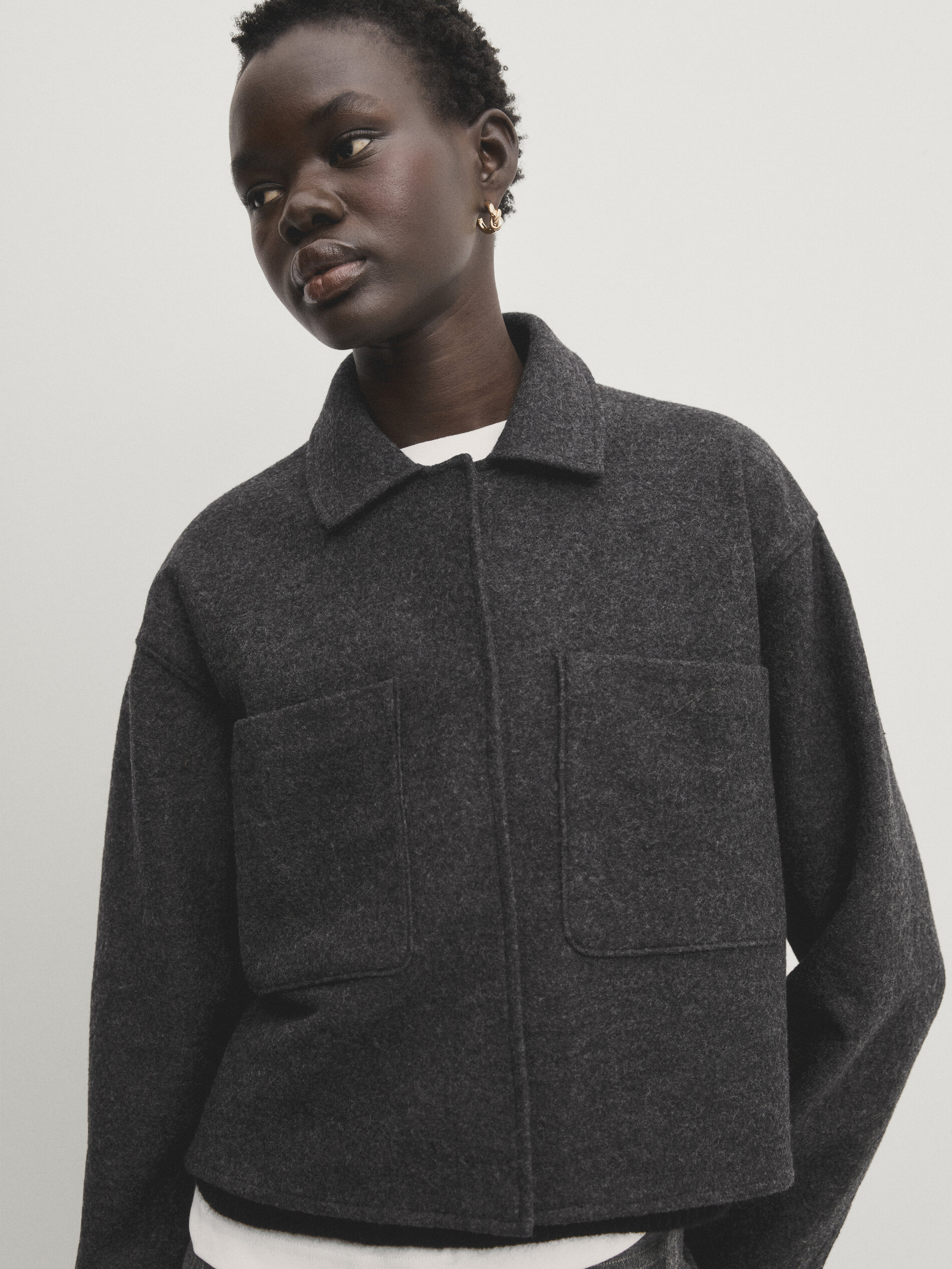 Massimo dutti wool new arrivals jacket