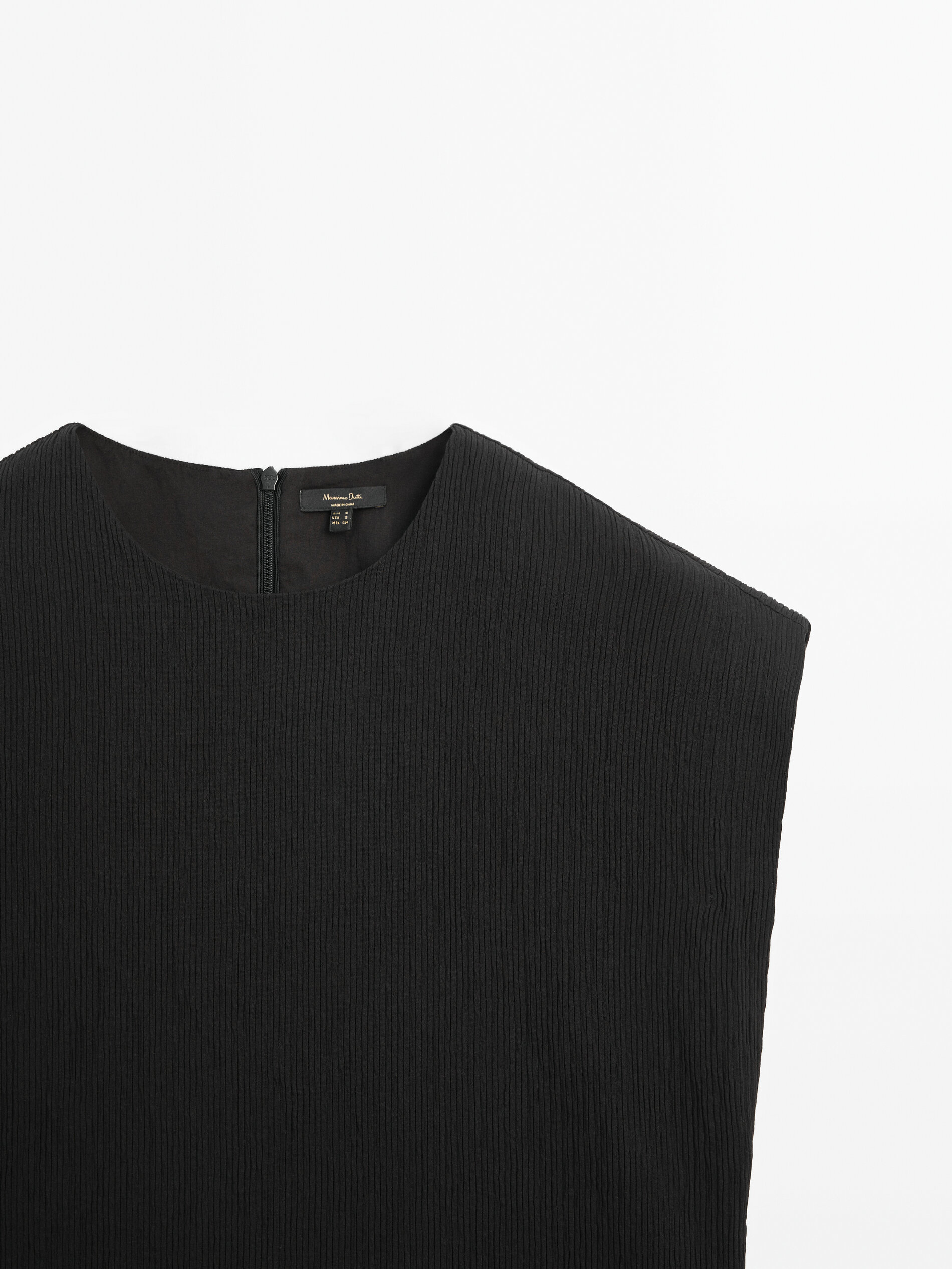 H and m sales shoulder pad t shirt