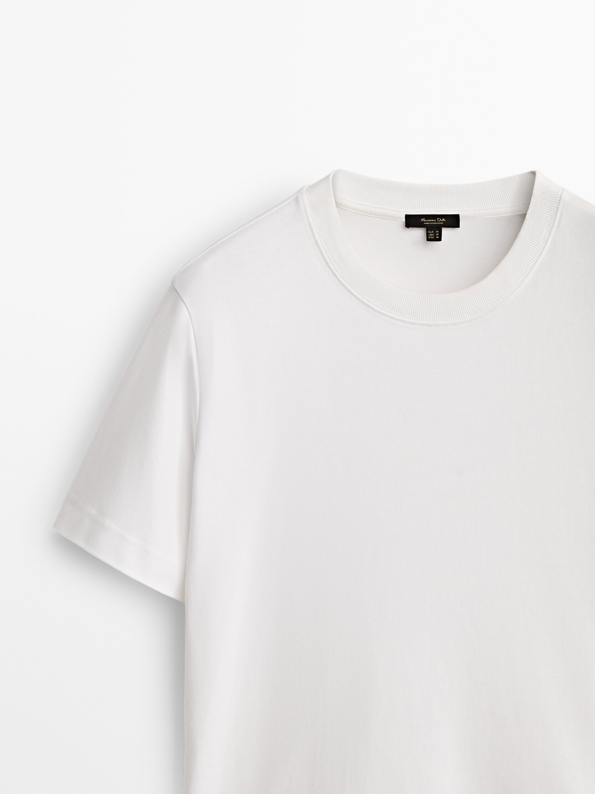 Camiseta blanca massimo dutti clearance
