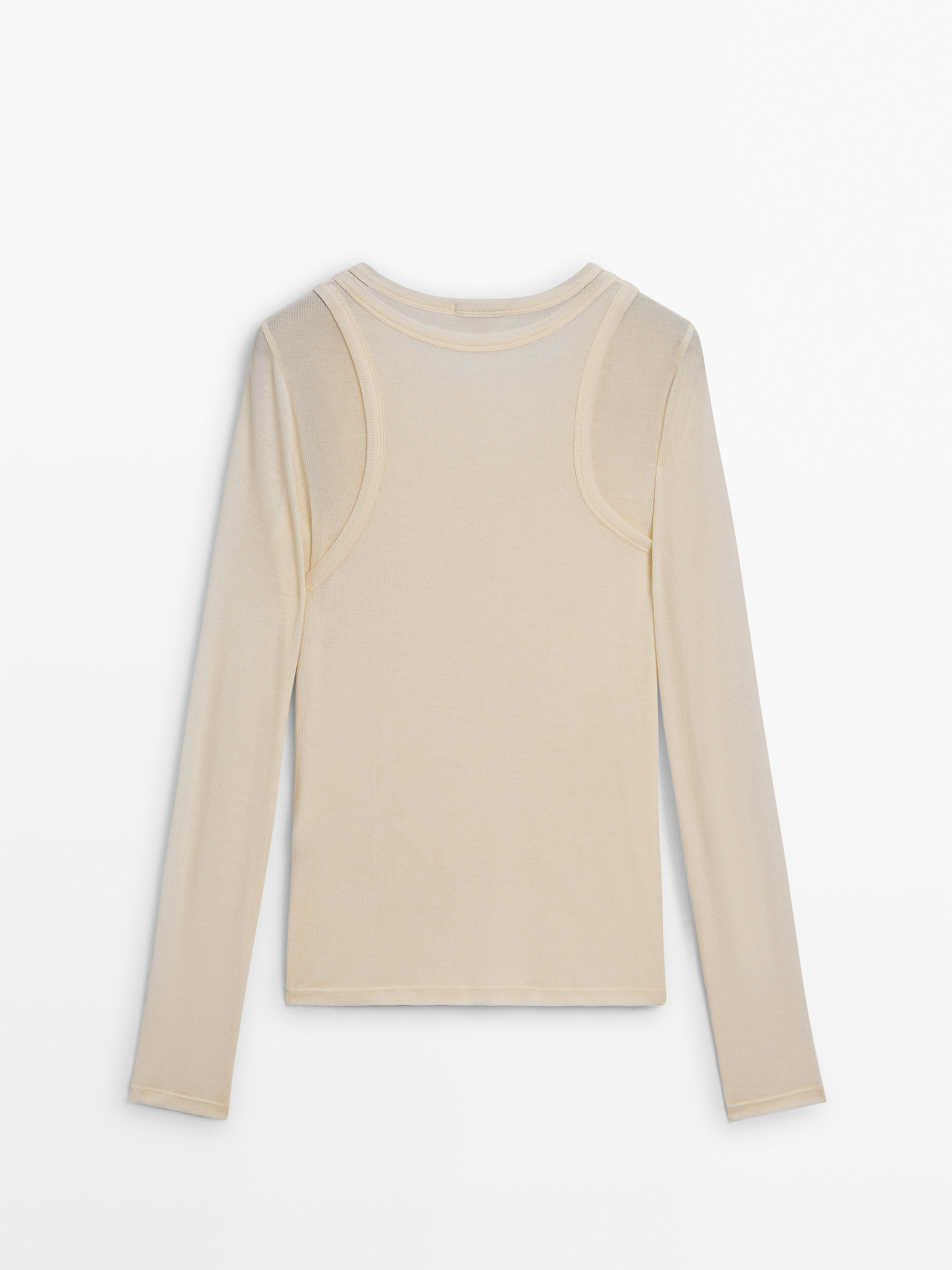 Camisetas manga larga deals massimo dutti