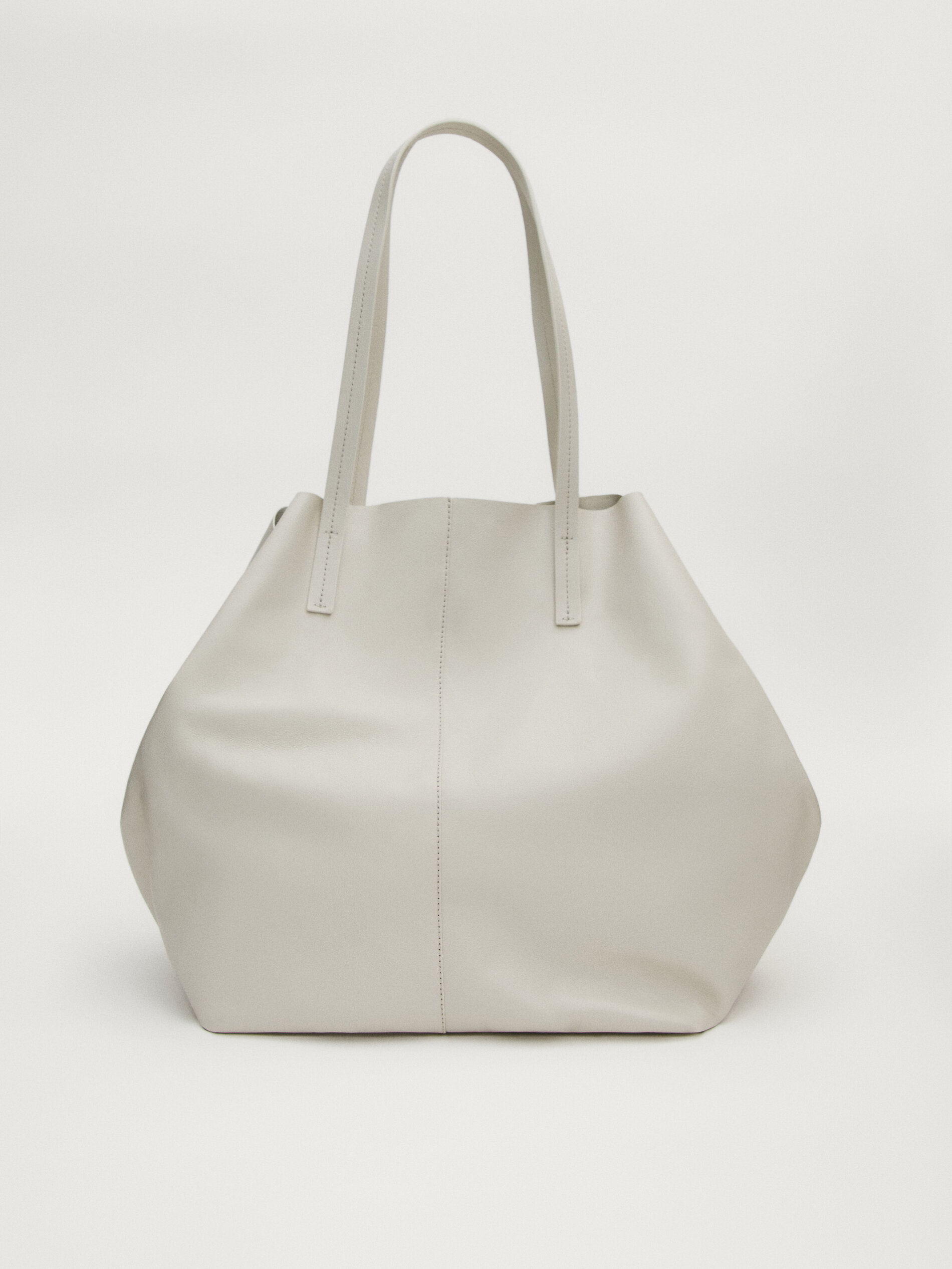 Massimo dutti nappa tote bag deals