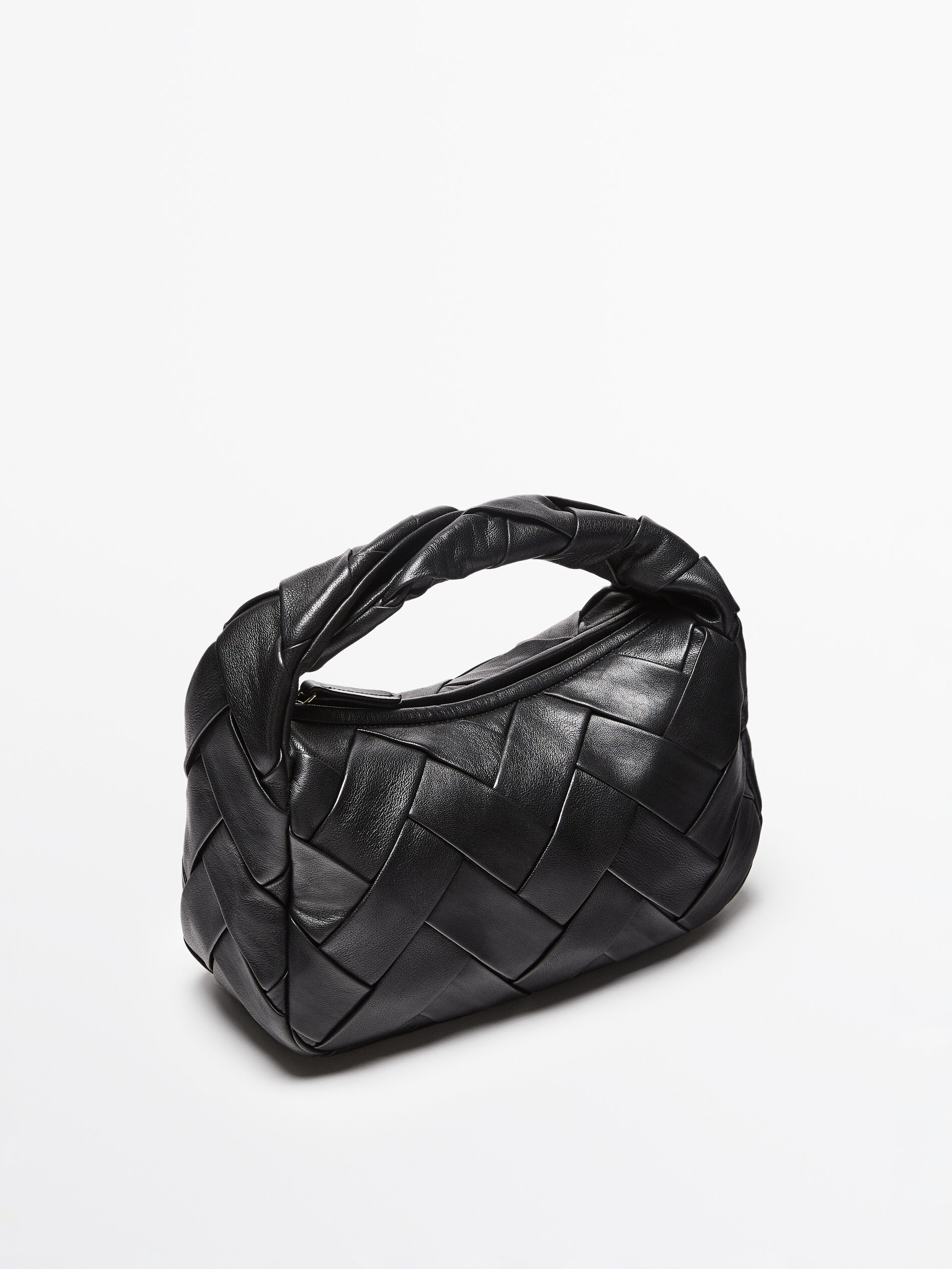 Bolso trenzado sales massimo dutti