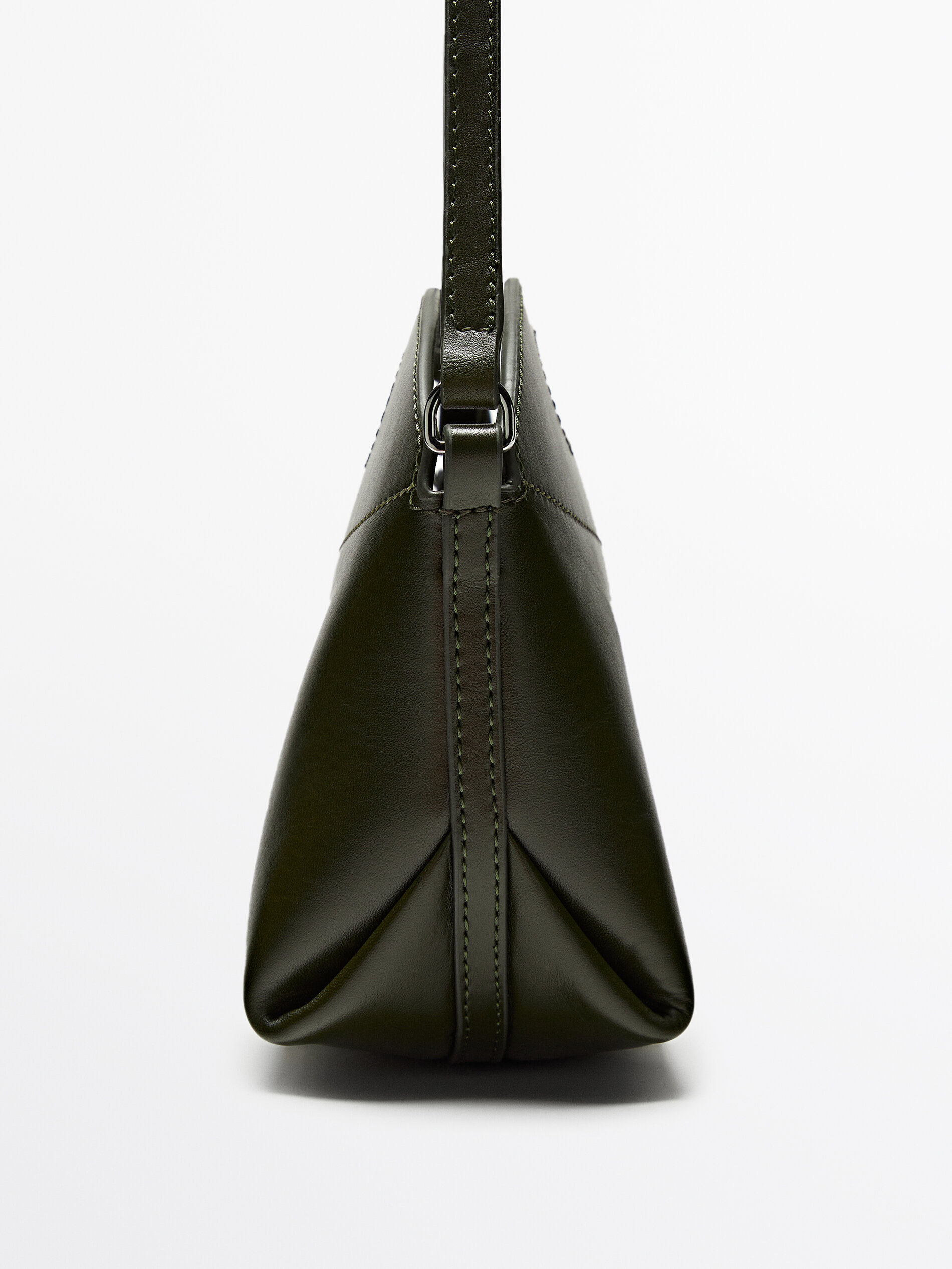 Massimo dutti sales leather crossbody bag