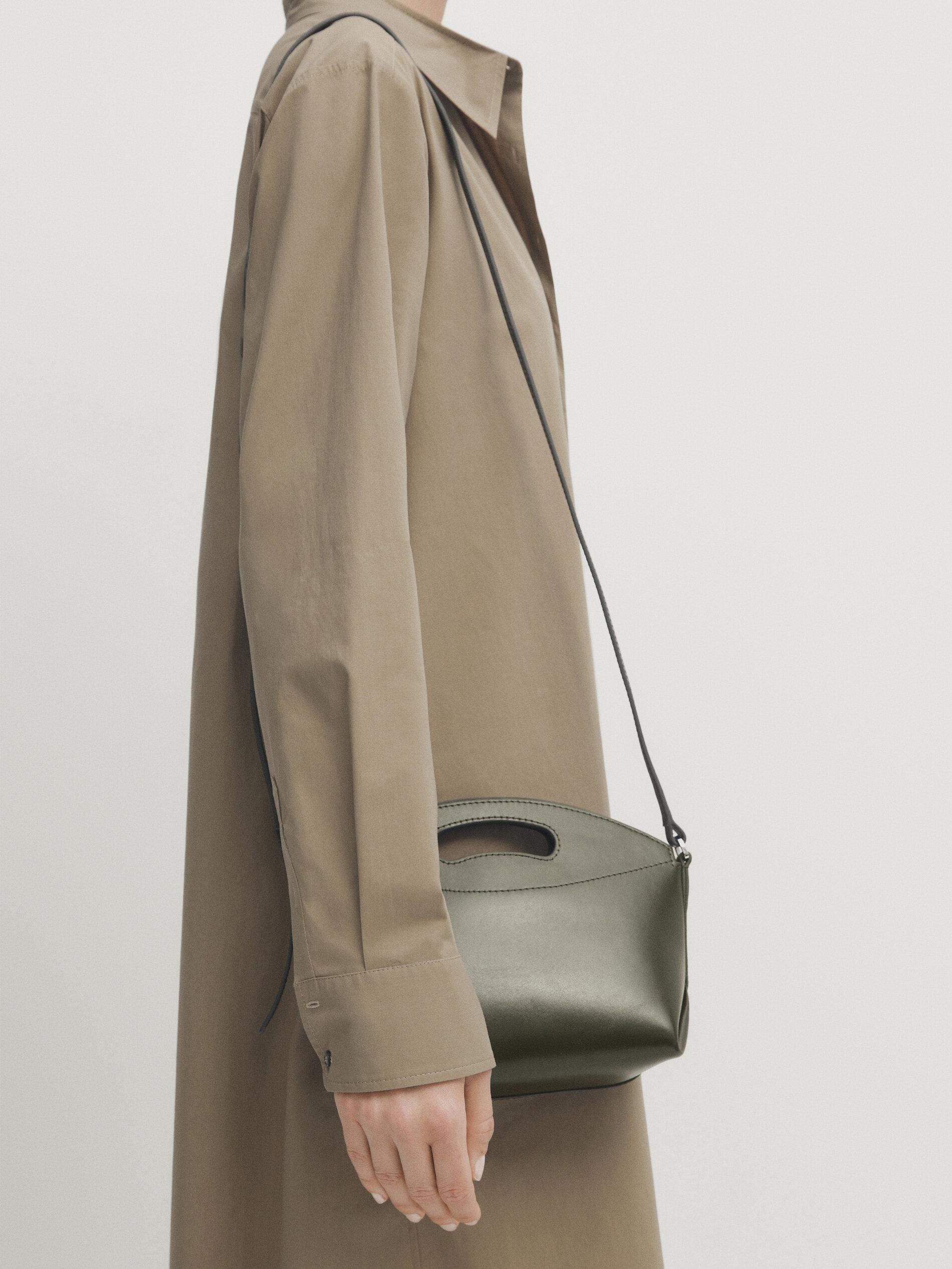 Nappa leather mini shoulder bag store