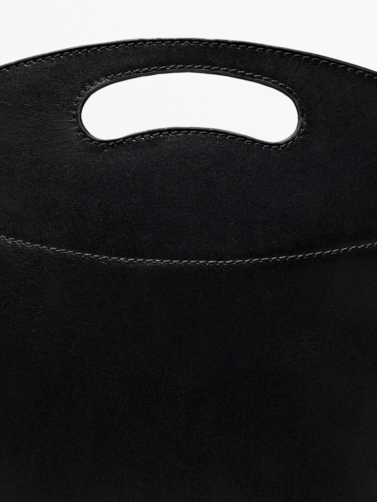 Bolso bandolera piel napa Negro Accesorios Massimo Dutti