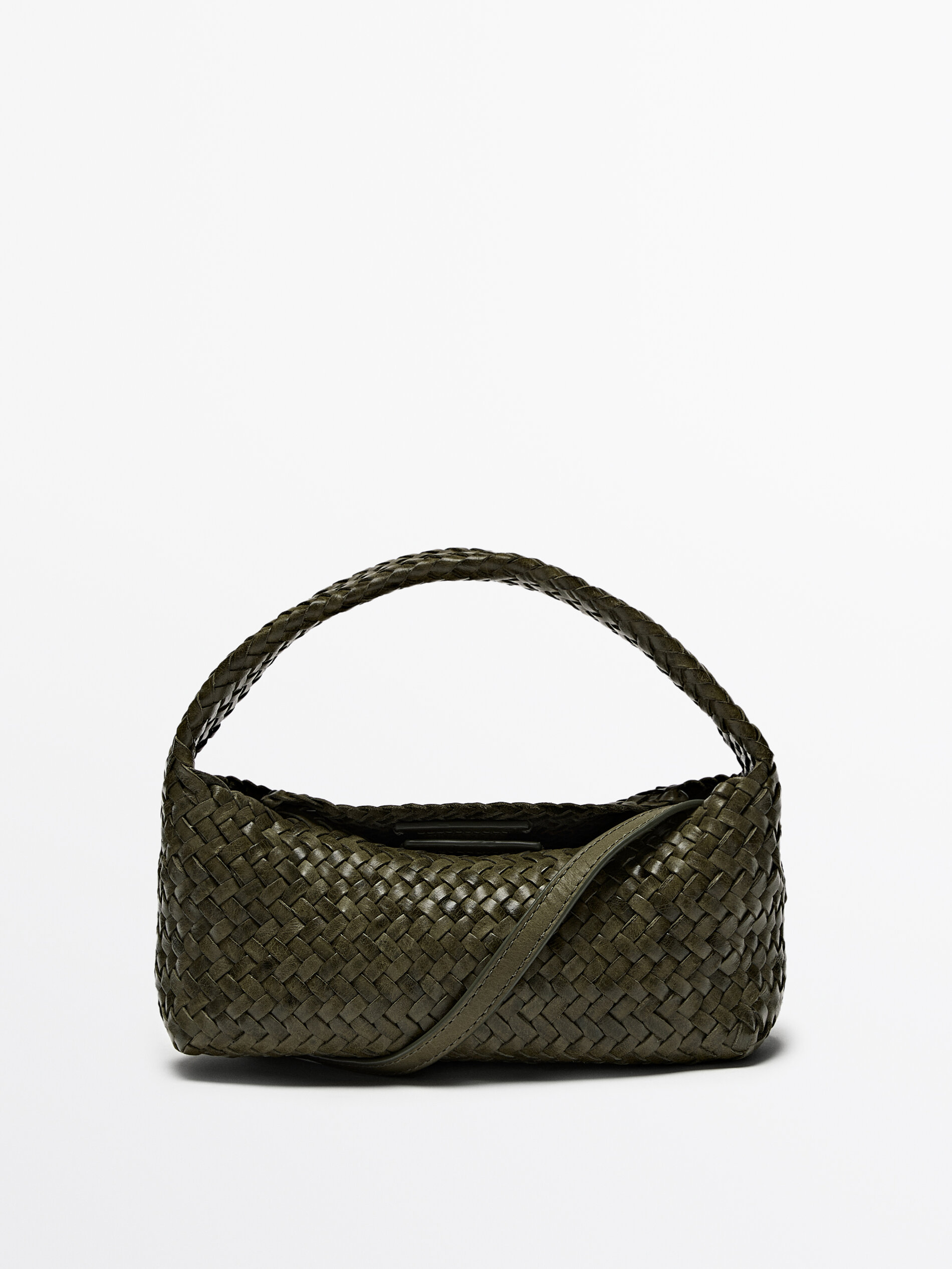 Bolso piel trenzado hotsell massimo dutti
