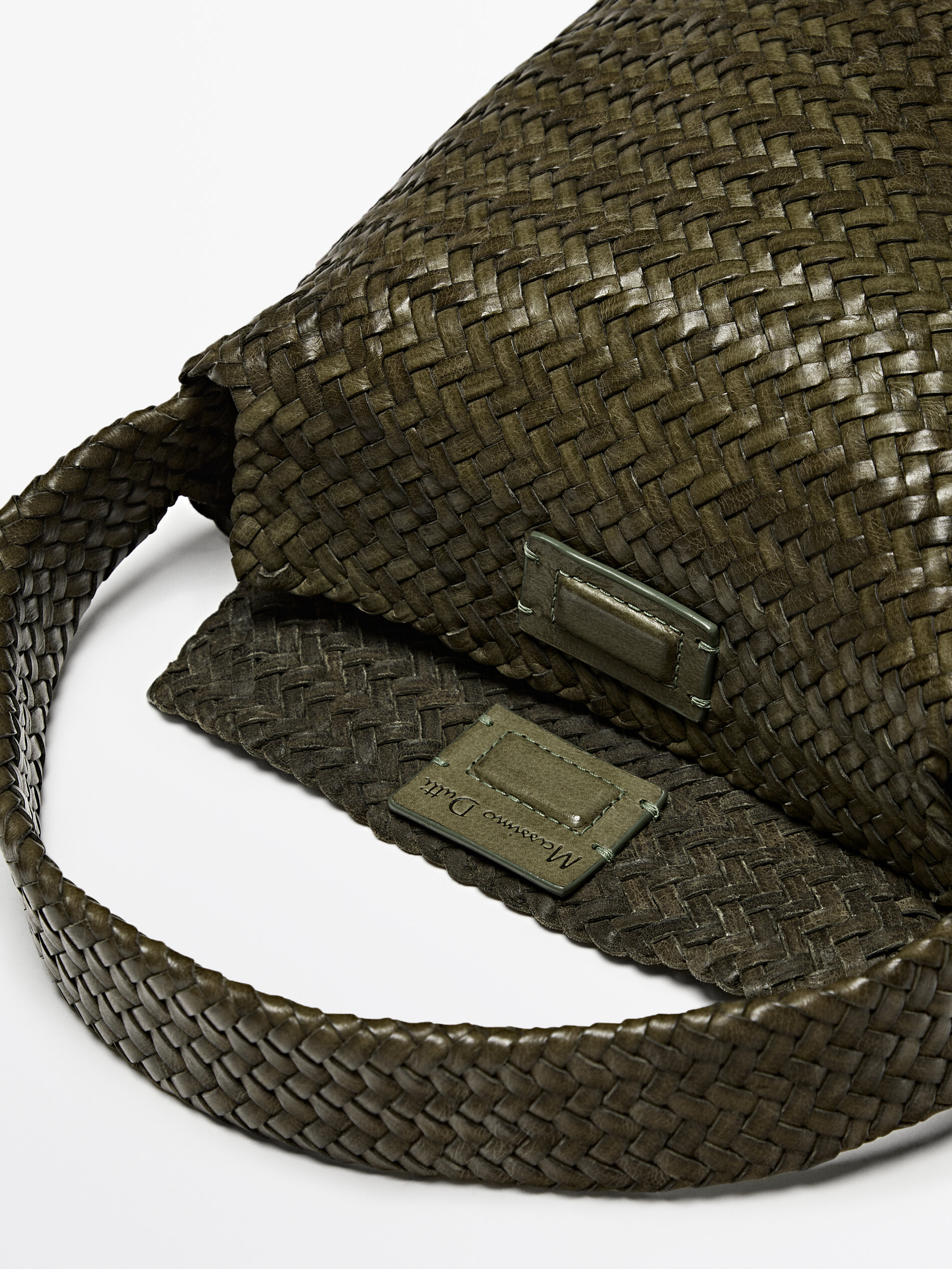 Massimo dutti clearance leather bucket bag