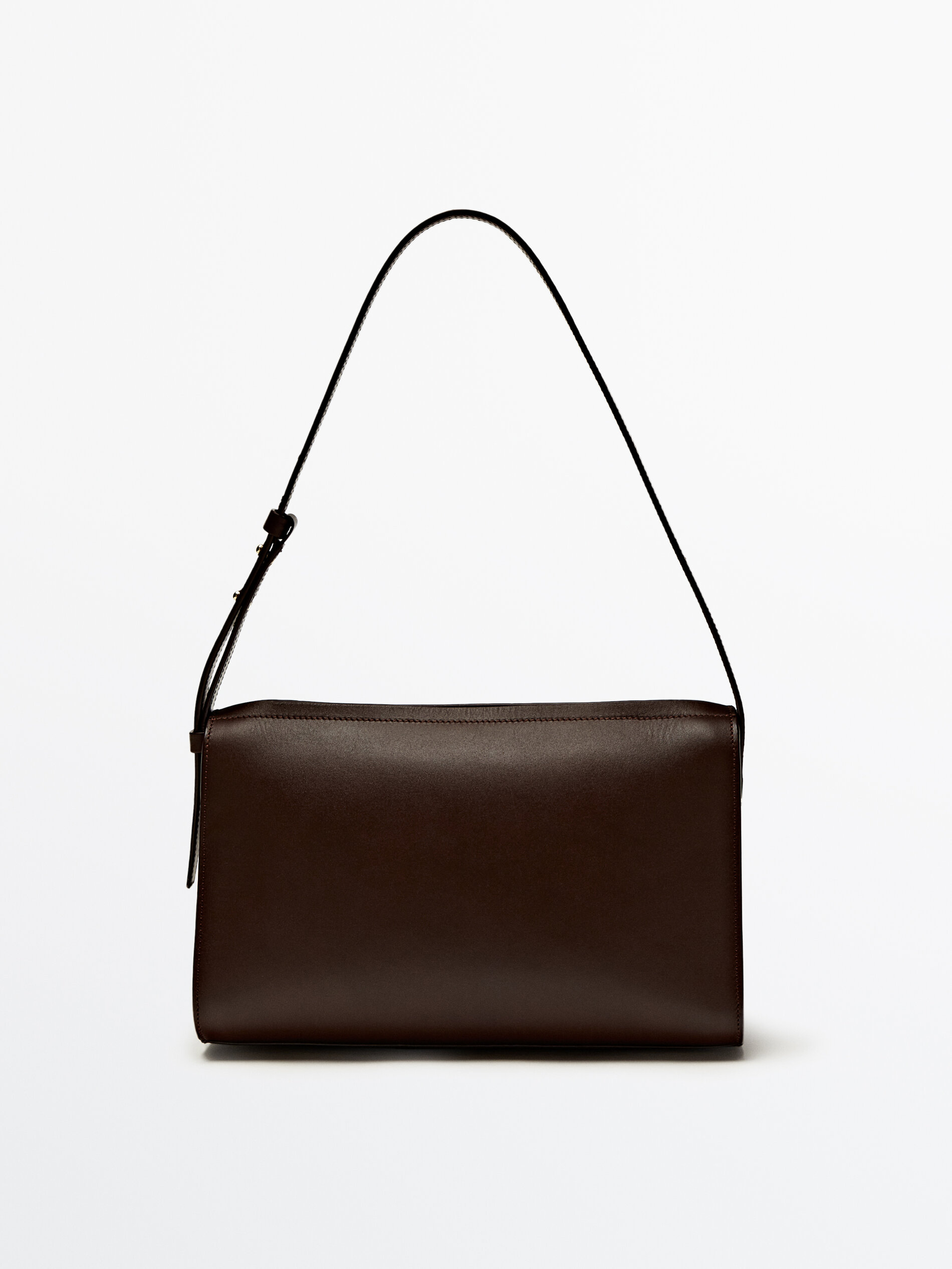 Massimo dutti leather pouch bag outlet