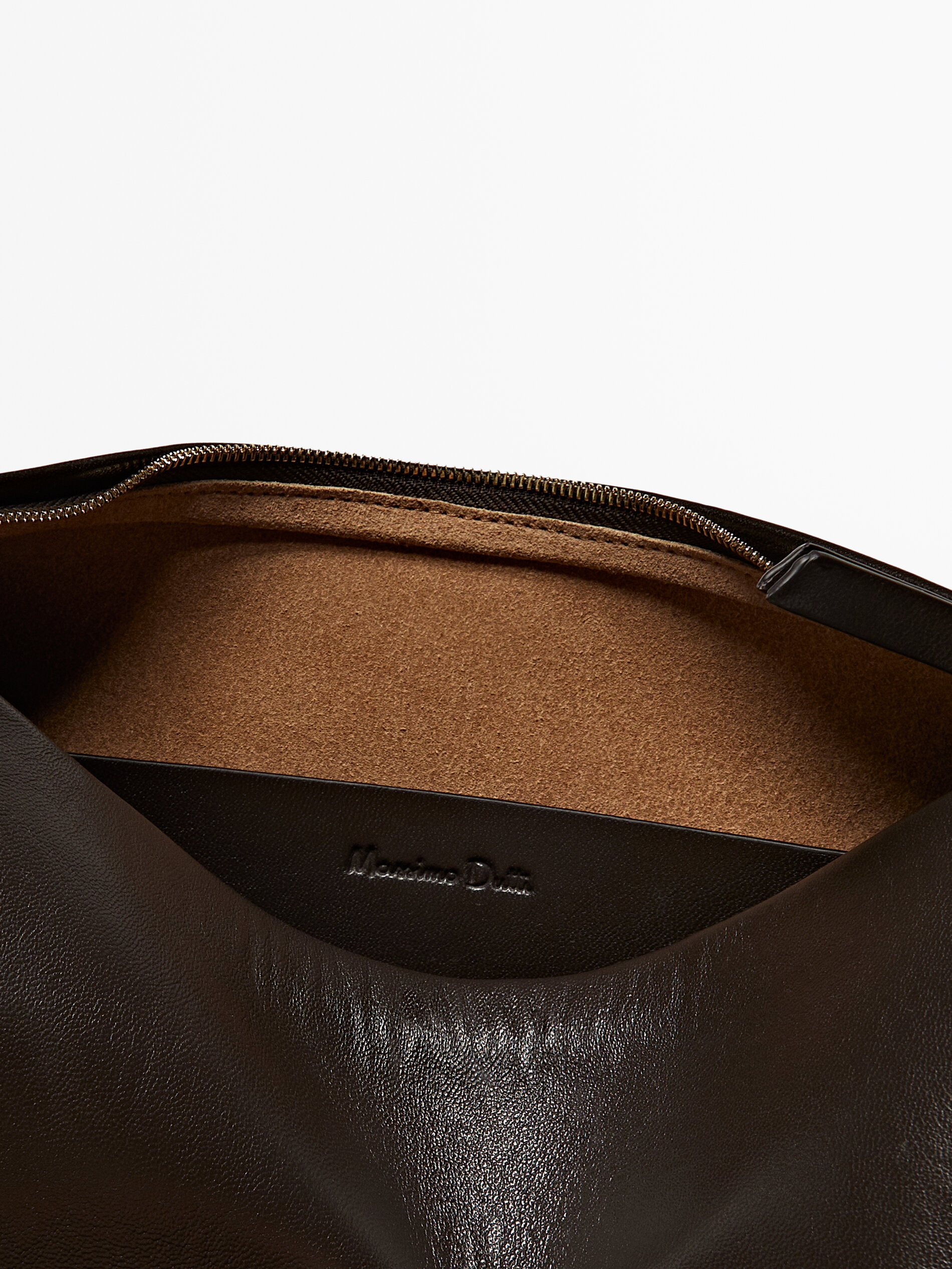 Massimo dutti clearance leather pouch bag
