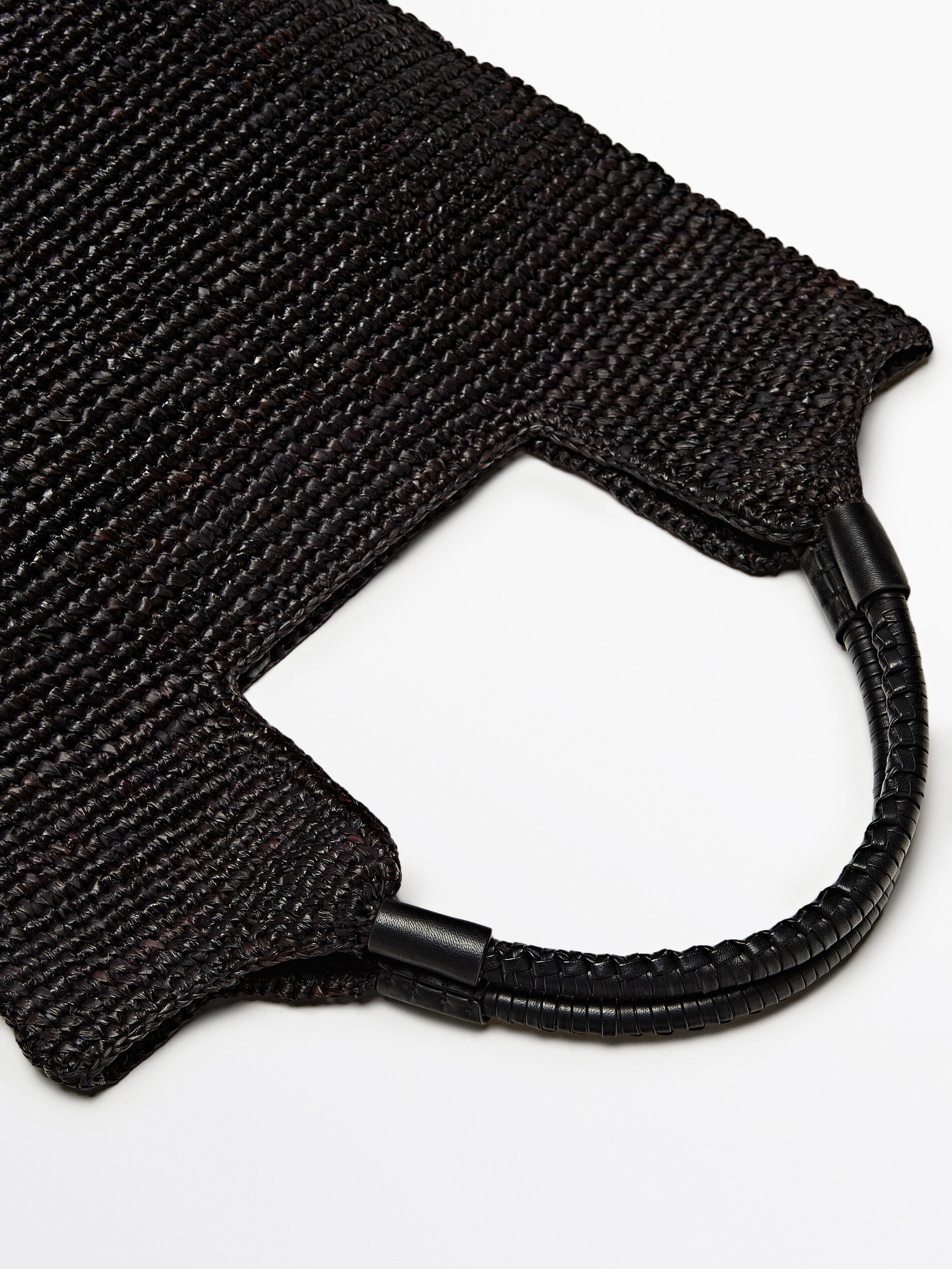Massimo dutti raffia on sale bag