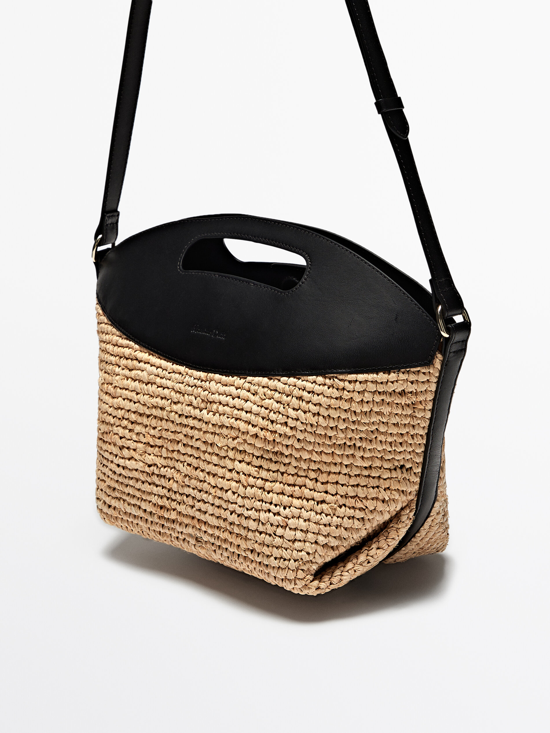 Massimo dutti deals raffia bag
