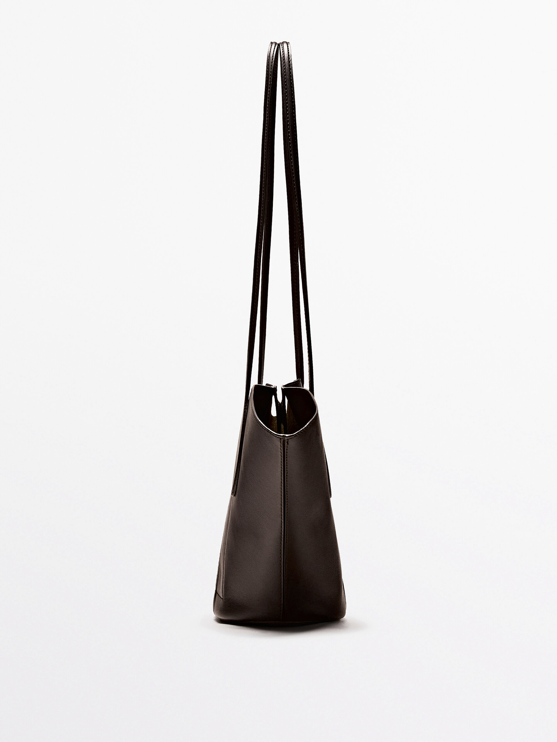 Tote bag long shoulder strap hot sale