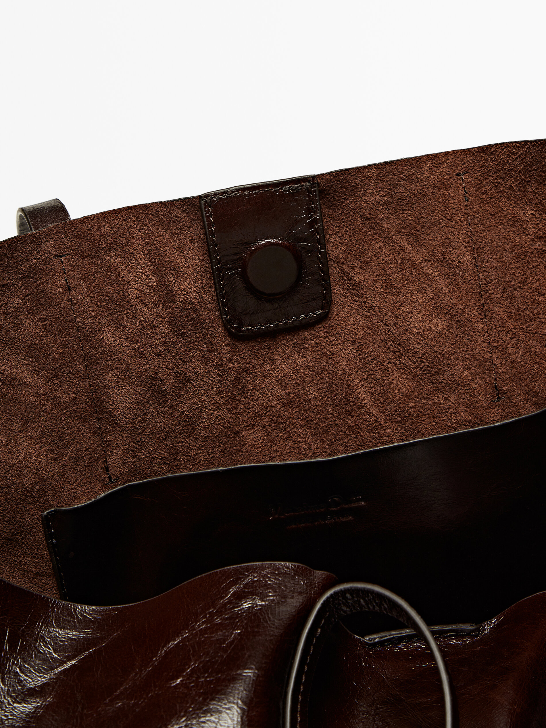Bolso marron massimo best sale dutti