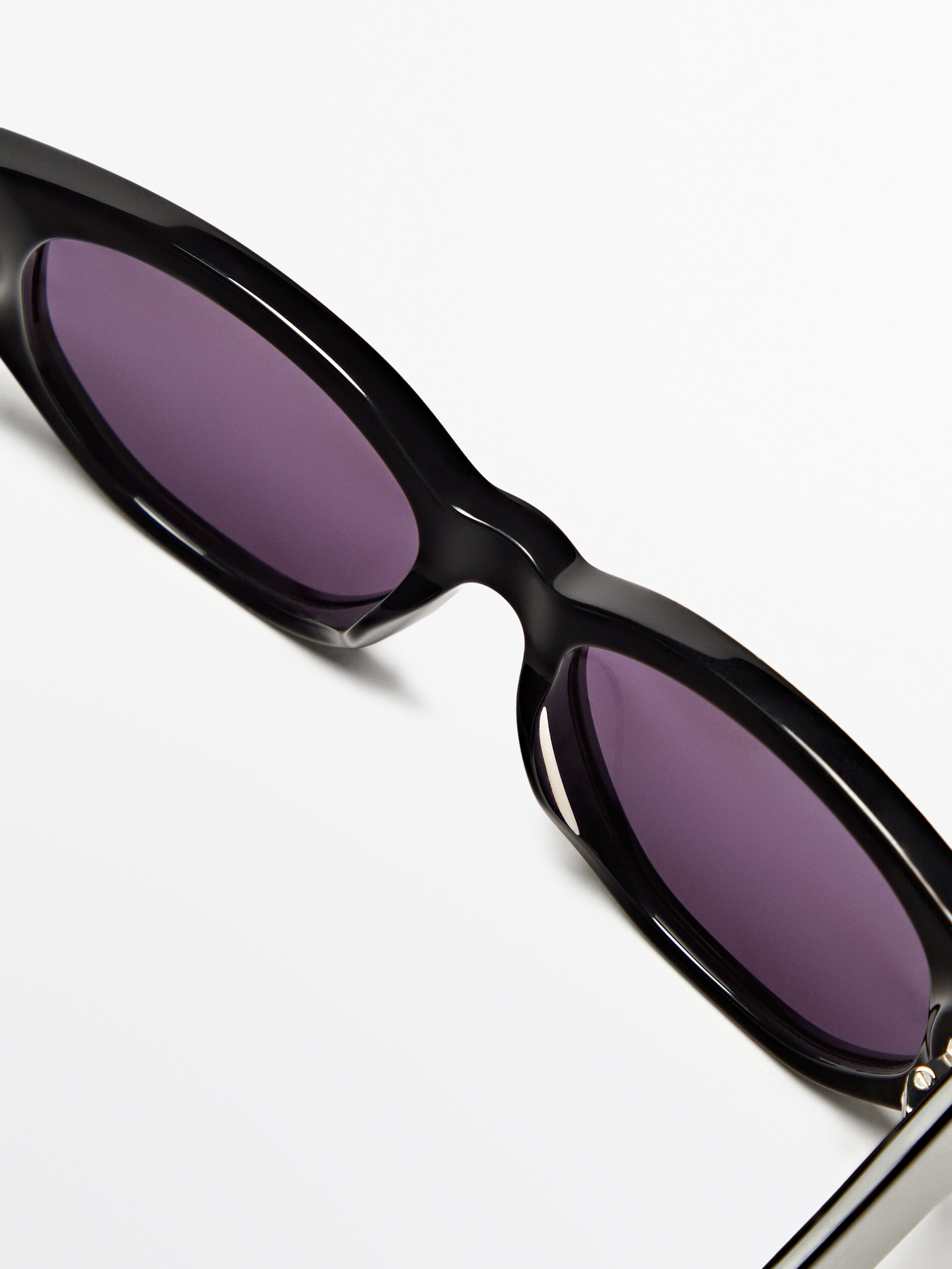 Lunettes de soleil monture paisse Noir Accessoires Massimo