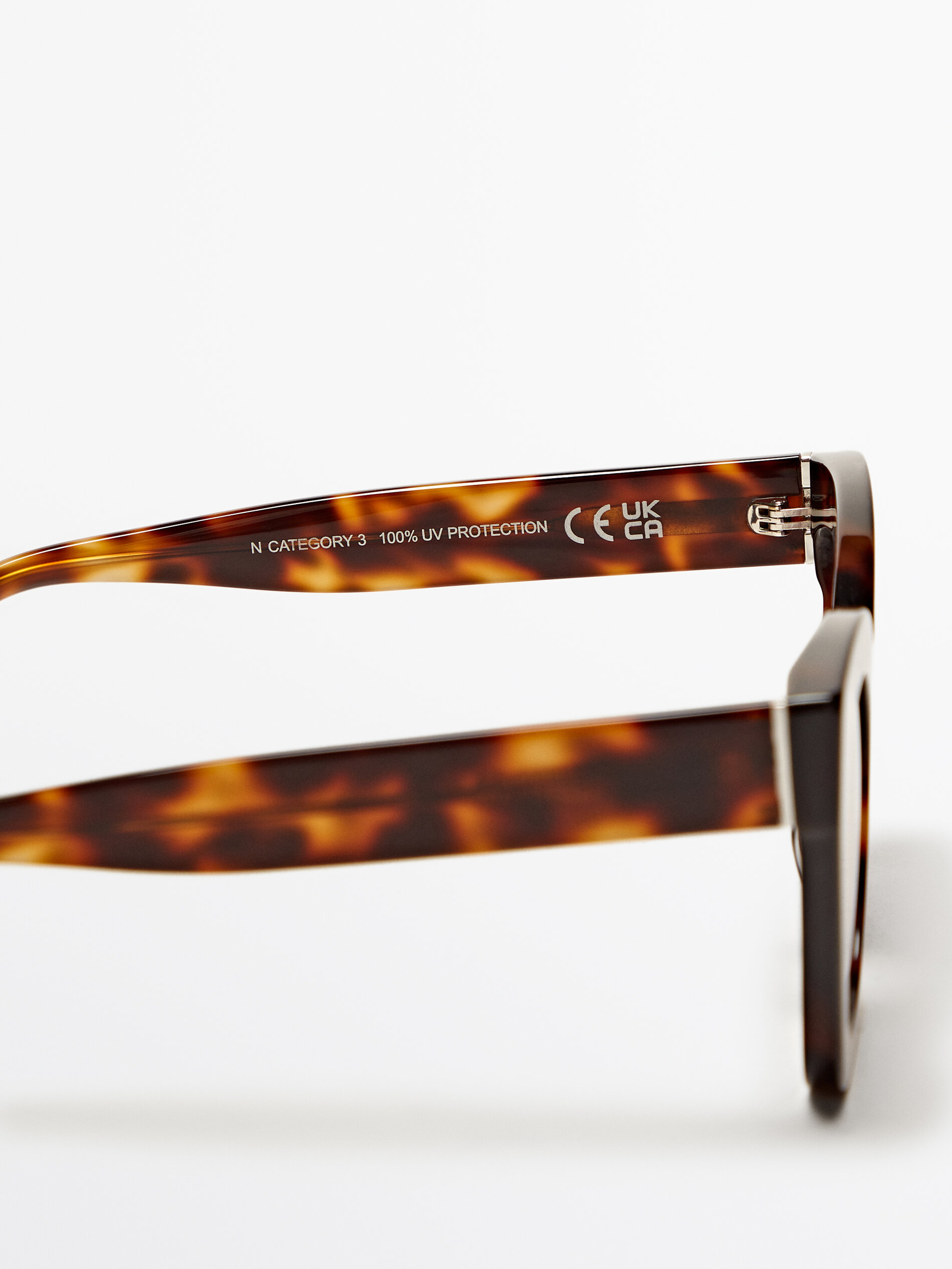 Gafas de sol cat eye efecto carey Marr n Accesorios Massimo