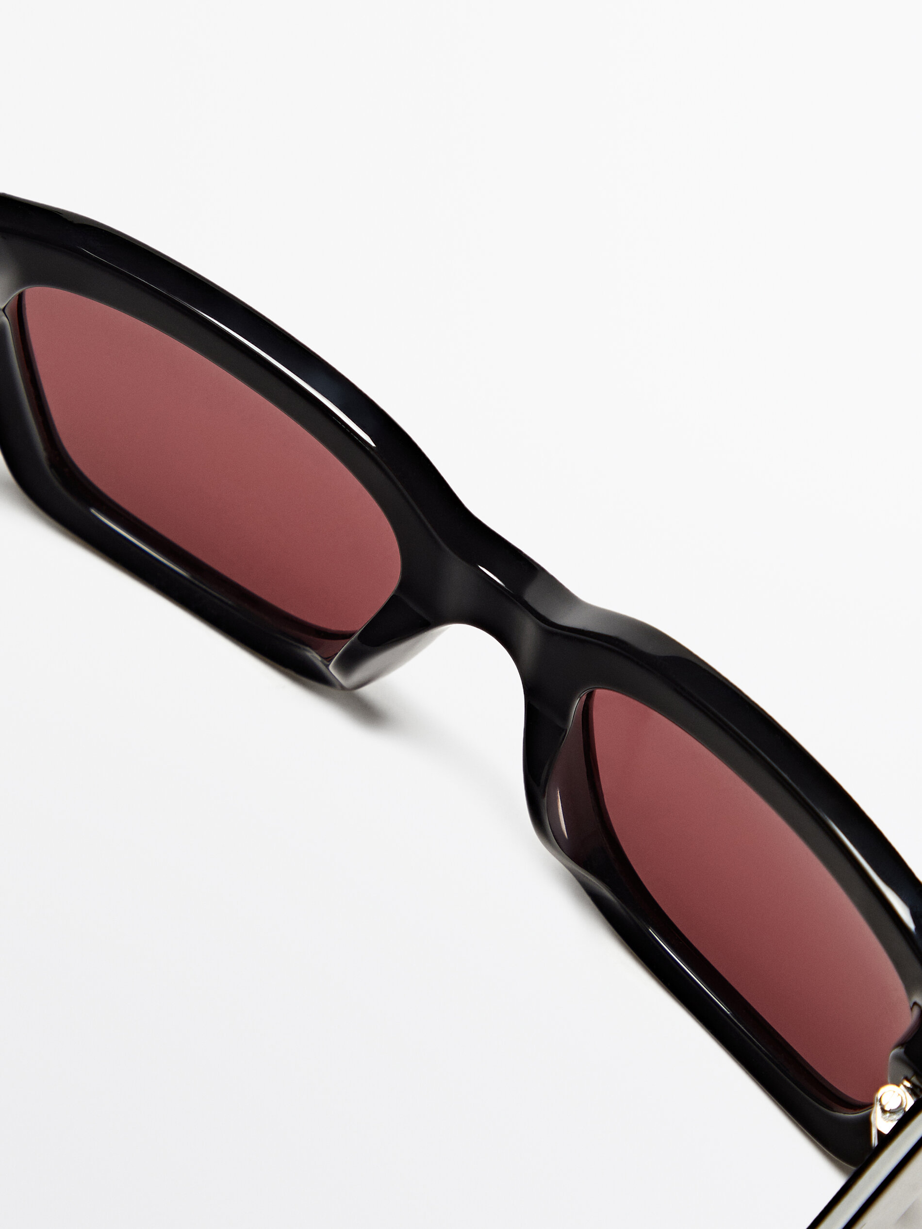Gafas de sol de pasta Negro Accesorios Massimo Dutti