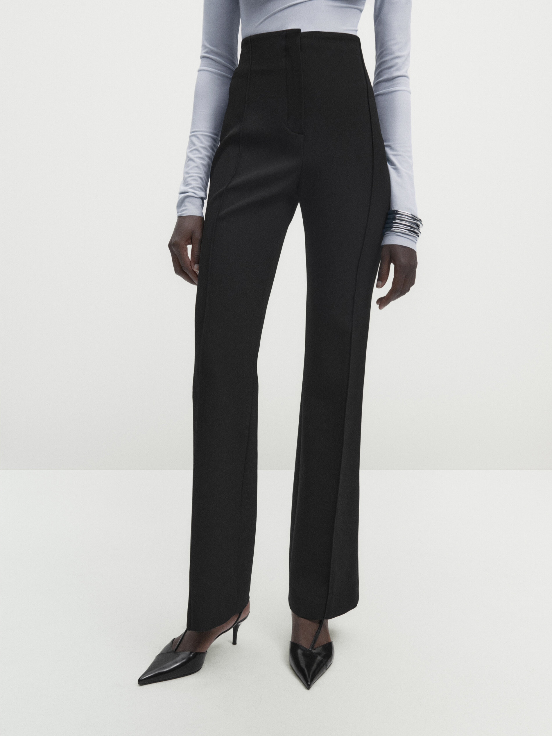Massimo dutti store wide leg trousers