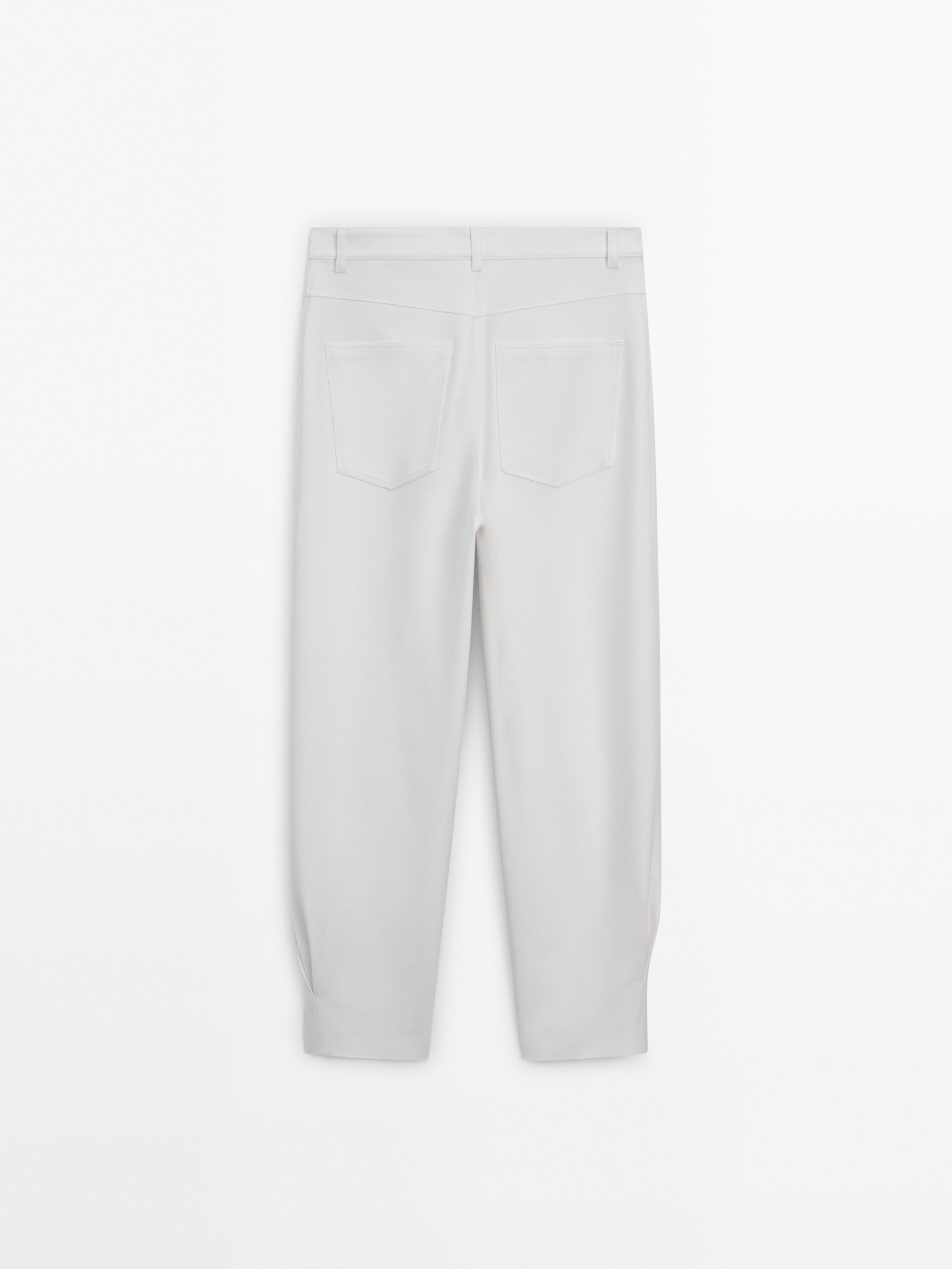 Pantalon blanco massimo best sale dutti
