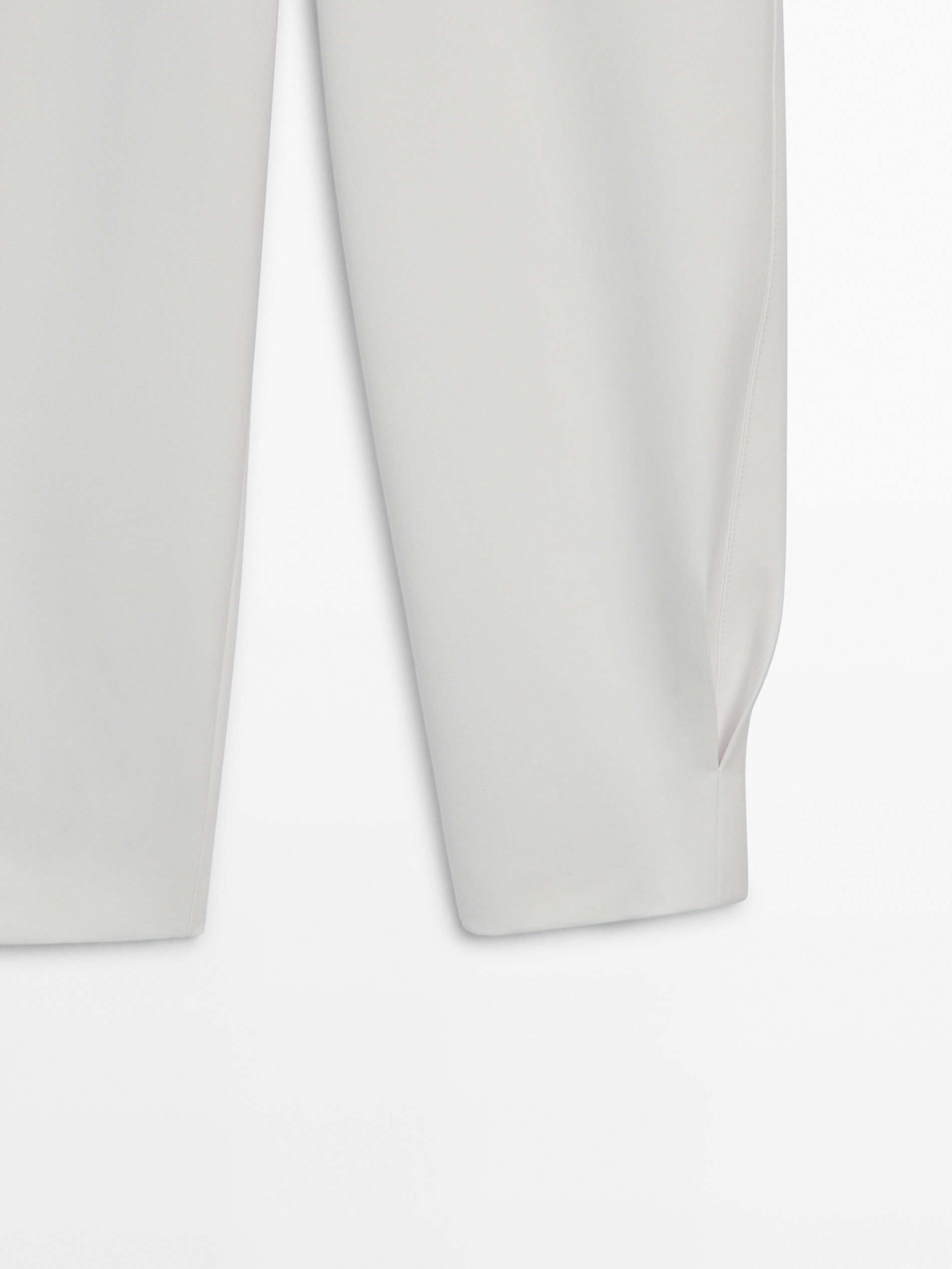 White top dressy trousers